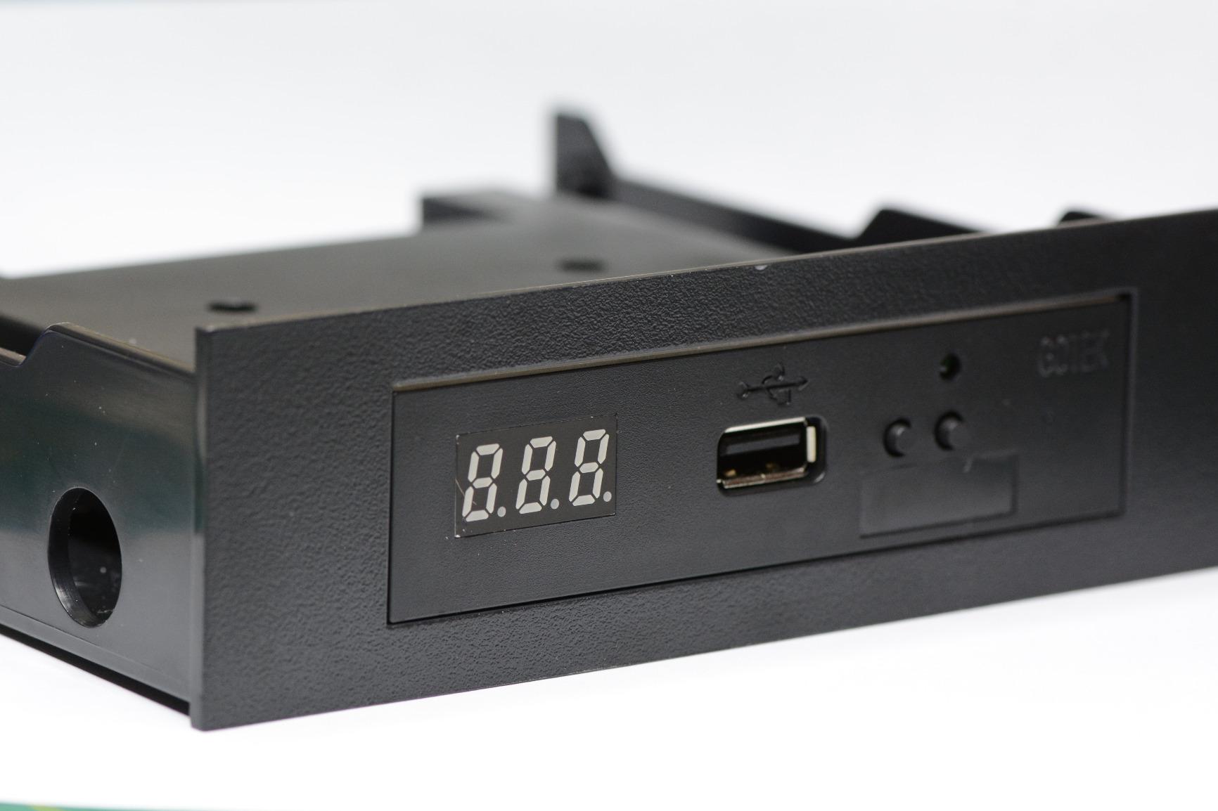 Floppy & Tape Drives-3.5in 1.44MB Sfr1m44-u100k Updated Version USB Flash Disk Floppy Drive Emulator + CD Screws Black customer photo 2