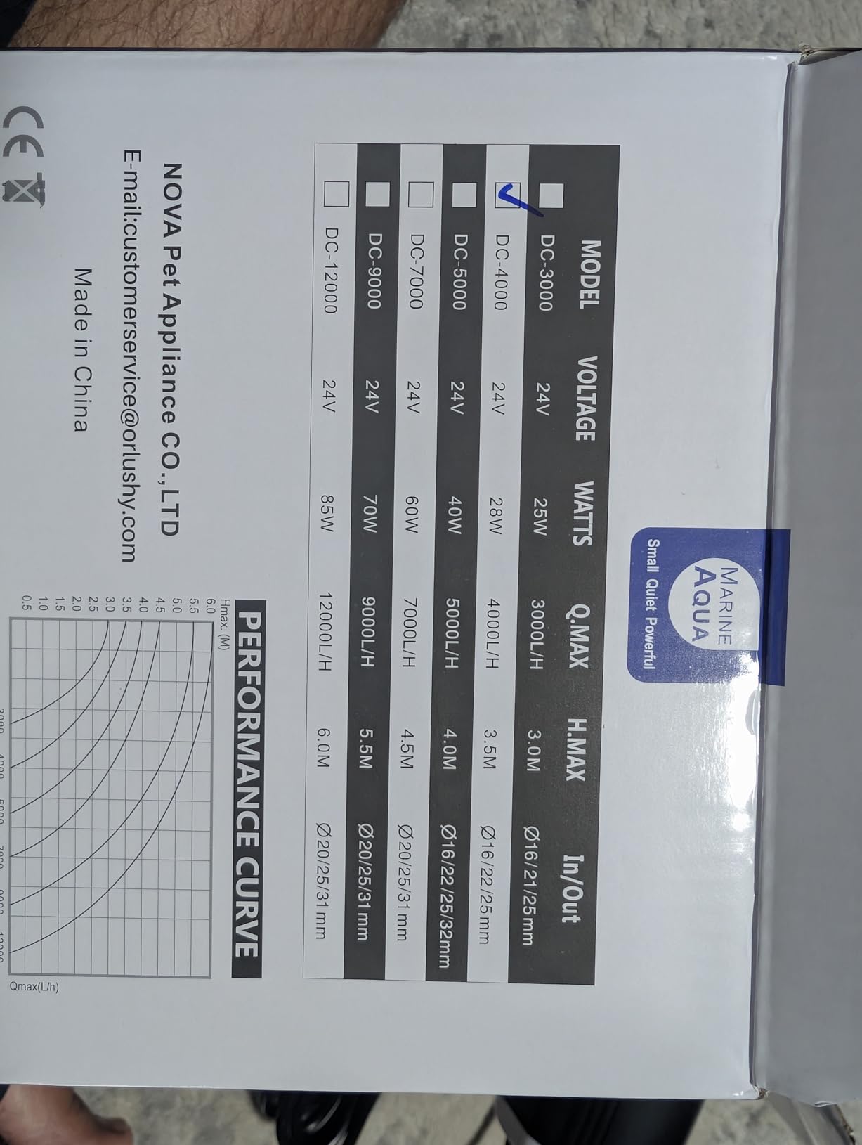 Orlushy DC-5000 Silent Swirl Controllable DC Aquarium Pump 40W 1320GPH-marine wavemaker return pump with sine wave Controller for salt/Freshwater coral reef fish tank sump Circulation customer photo 1