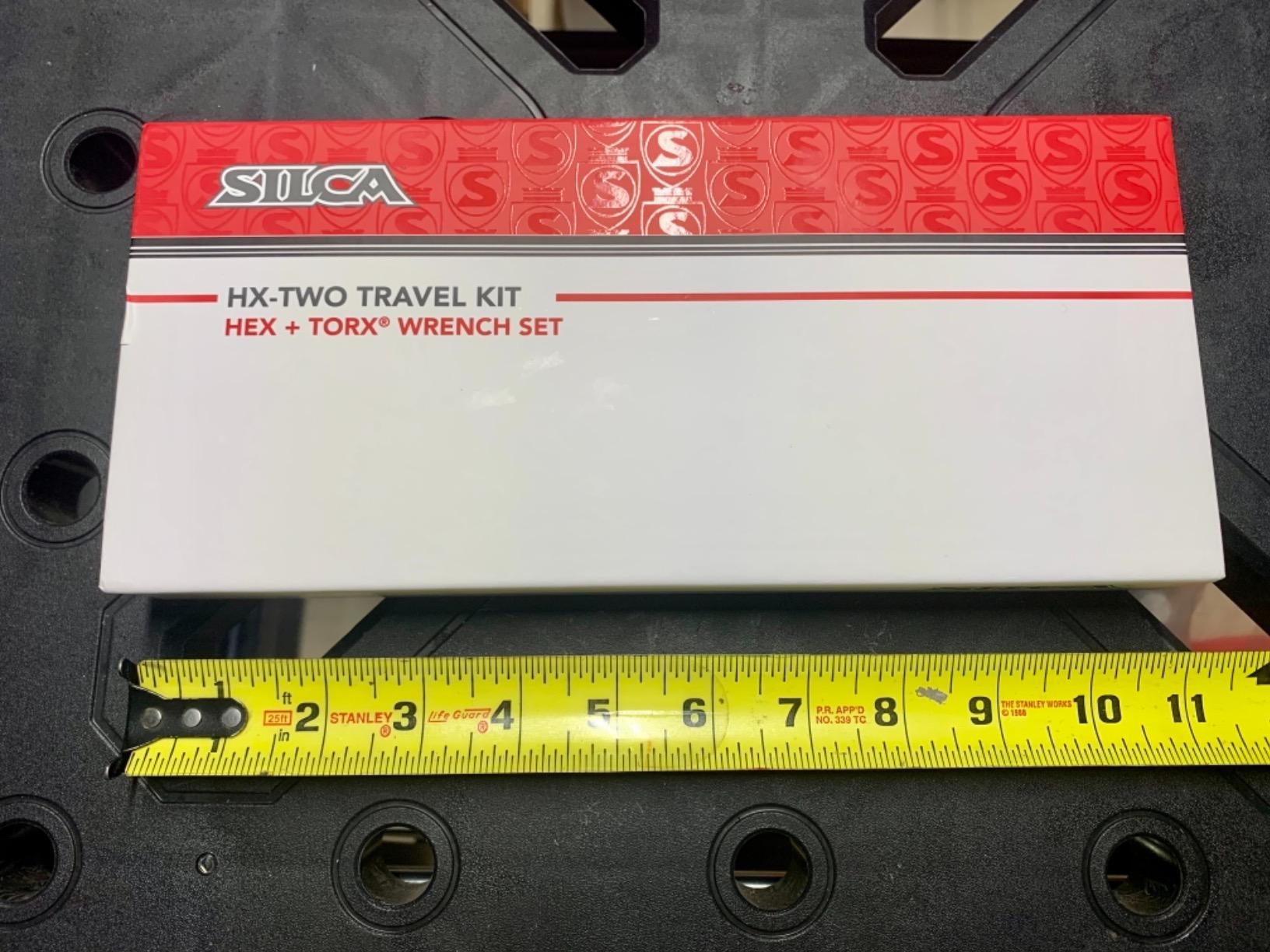 Silca HX-TWO Heavy Duty Essential Metric Hex and Torx Set | Torx 7 - T30 - Hex 1.5 - H10 | Color Powder coated Red and Grey texture non slip grip | Swiss tool steel L wrench Allen key. customer photo 1