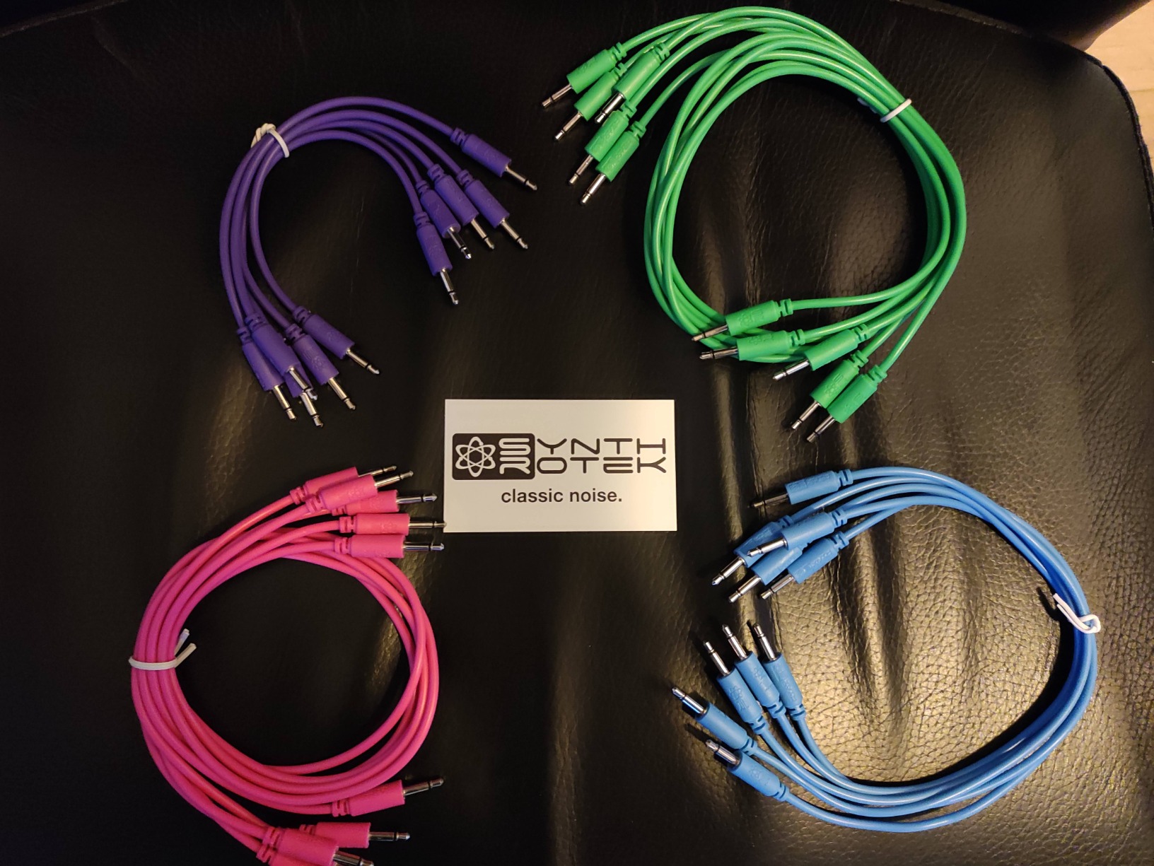 Eurorack Patch Cables - 20 Pack! 3.5mm 1/8 inch Mono 6