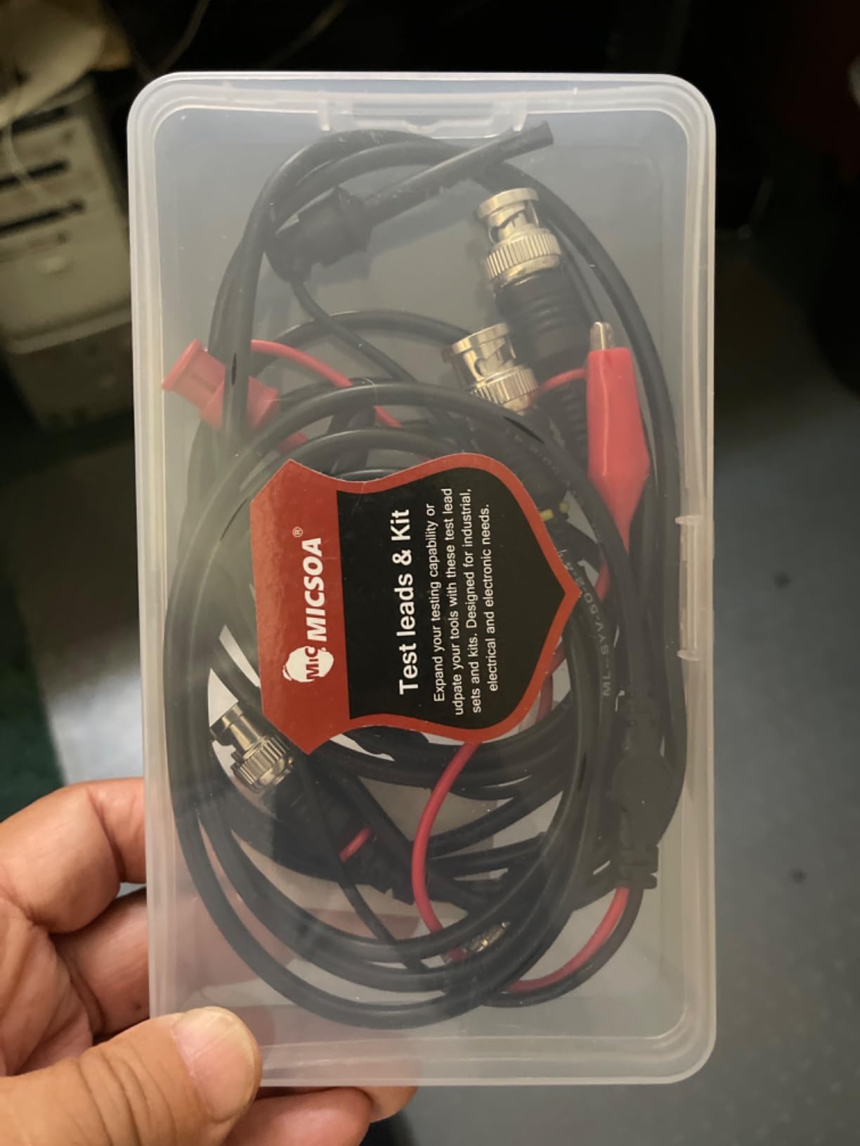 Oscilloscope Probes - BNC to Alligator Clips, Mini Test Clips & BNC Cables (3 Pack) customer photo 2