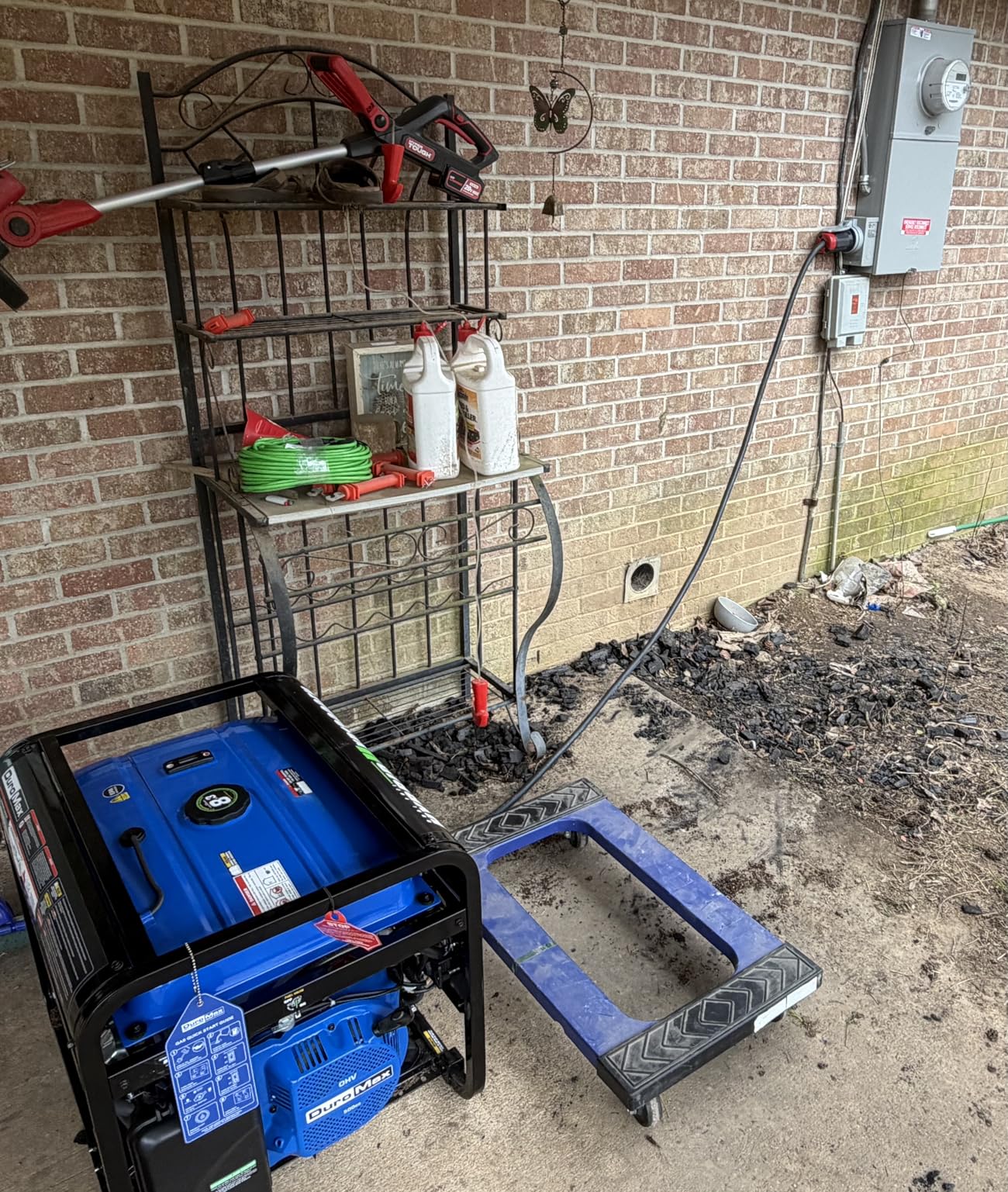 DuroMax XP13000EH 13,000-Watt Dual Fuel Portable Generator - Gas & Propane, Electric Start, Whole Home Backup Power, Transfer Switch Ready, RV & Emergency Ready customer photo 1