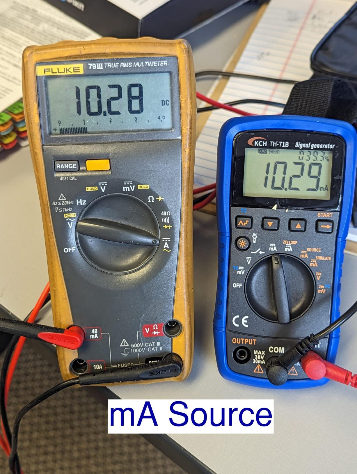 TH-71B Handheld Signal Generator Source Simulator Meter,DC Voltage Current Thermocouple K/E/J/T/B/R/S/N,24V Loop,V/mA Step Output customer photo 1
