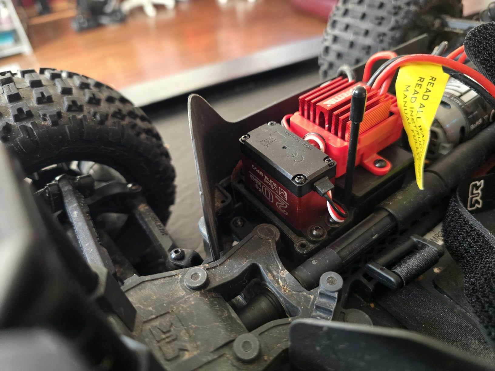 Miuzei 20KG Servo Motor High Torque RC Servo Metal Gear Waterproof for 1/8, 1/10 R/C Model DIY Car Robot, DS3218, Control Angle 270 degrees customer photo 1