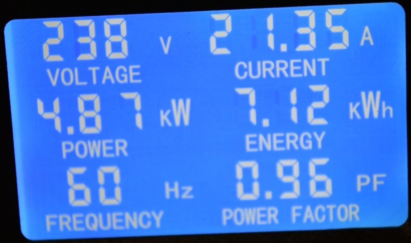 AC Current Voltage Amperage Power Energy Panel Meter LCD Digital Display Ammeter Voltmeter Multimeter with Split Core Current Transformer CT AC 80-260V 100A Multi-Function Power Monitor customer photo 2