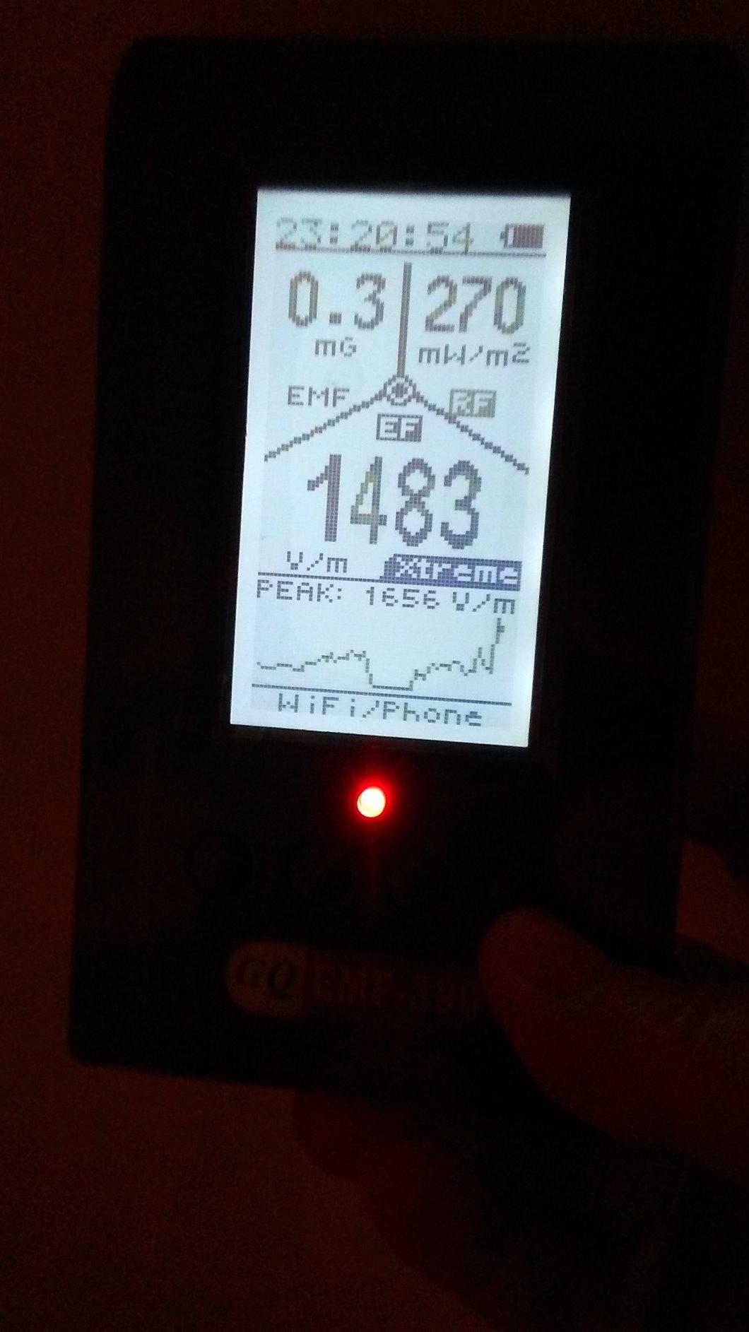 GQ EMF-390 Multi-Field Electromagnetic Radiation 3-in-1 EMF ELF RF Meter, 5G Cell Tower Smart Meter Wifi Signal Detector RF up to 10GHz with Data Logger and 2.5GHz Spectrum Analyzer customer photo 1