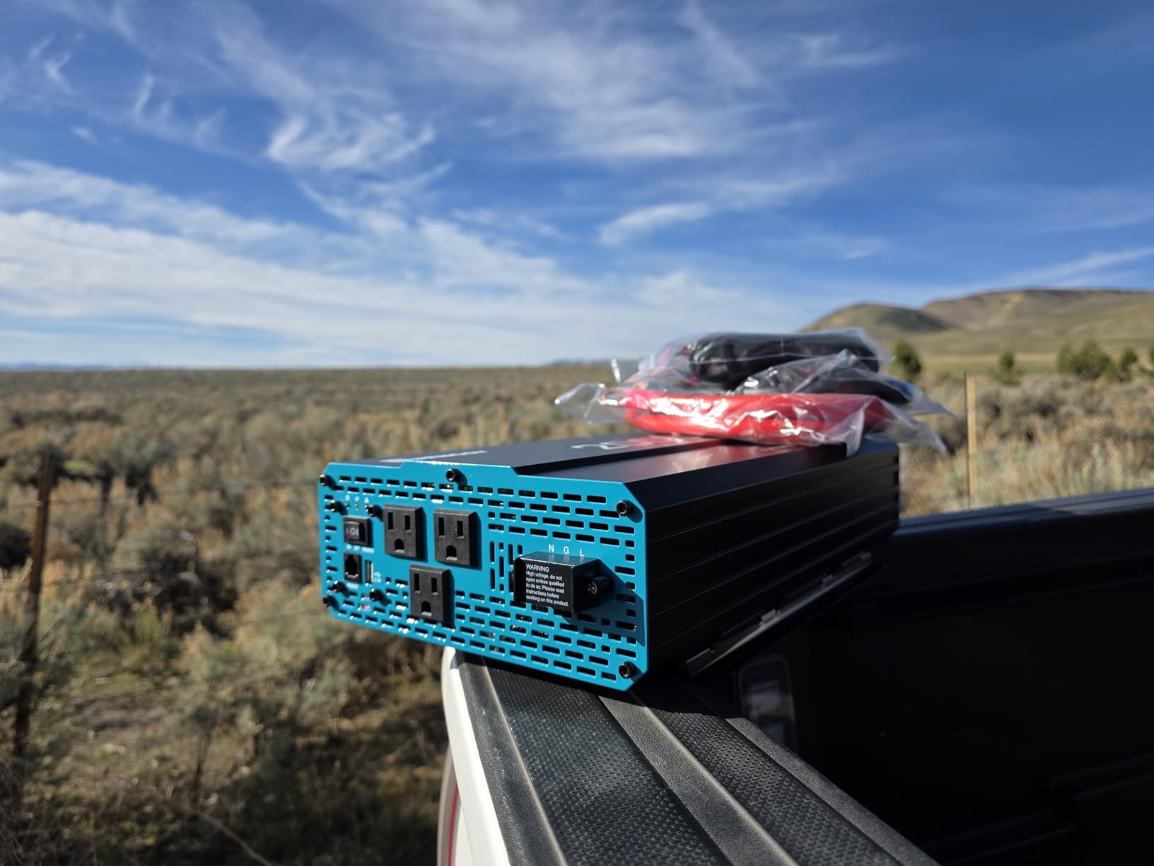 Renogy 1000W Pure Sine Wave Inverter 12V DC to 120V AC Converter for Home, RV, Truck, Off-Grid Solar Power 110V with Built-in 5V/2.1A USB Port, Hardwire Remote Controller customer photo 2