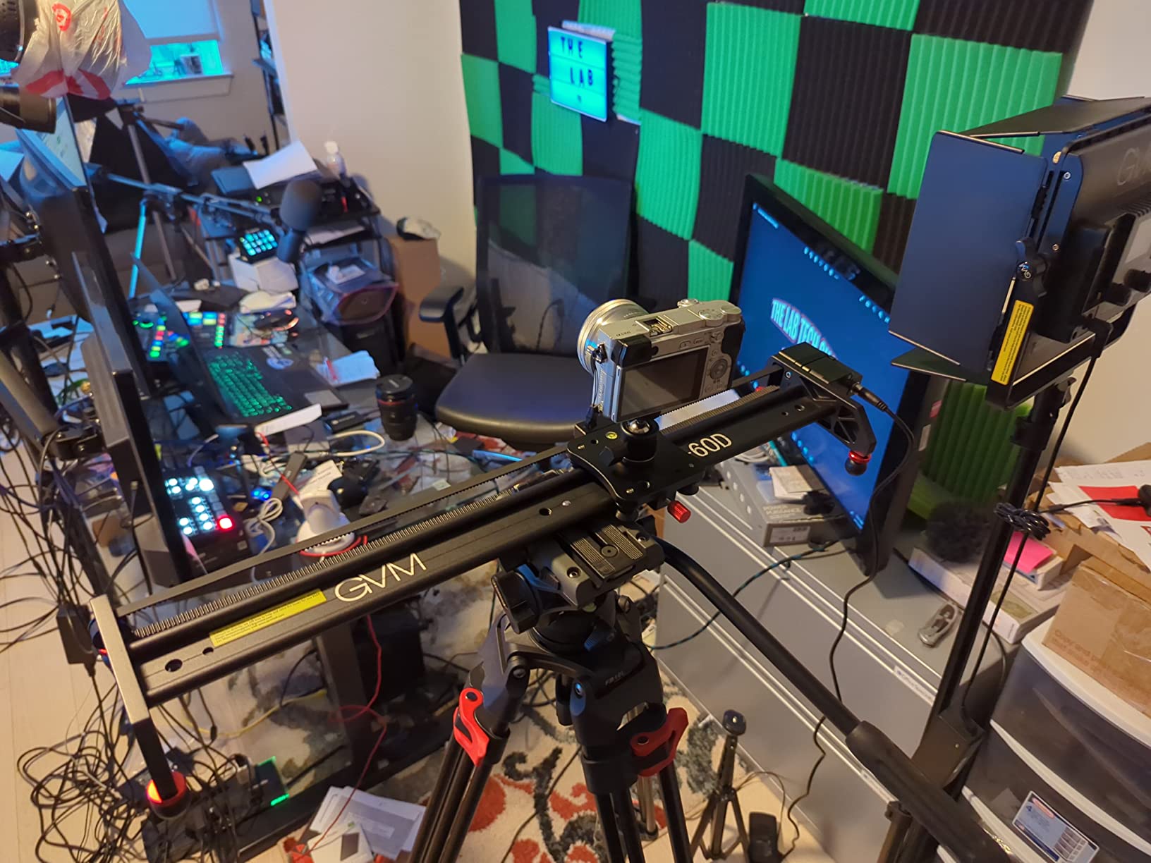 GVM Camera Slider, 27 Inch Aluminum Alloy Motorized Slider with Time-Lapse, Video Shooting and Round Trip Shooting customer photo 1