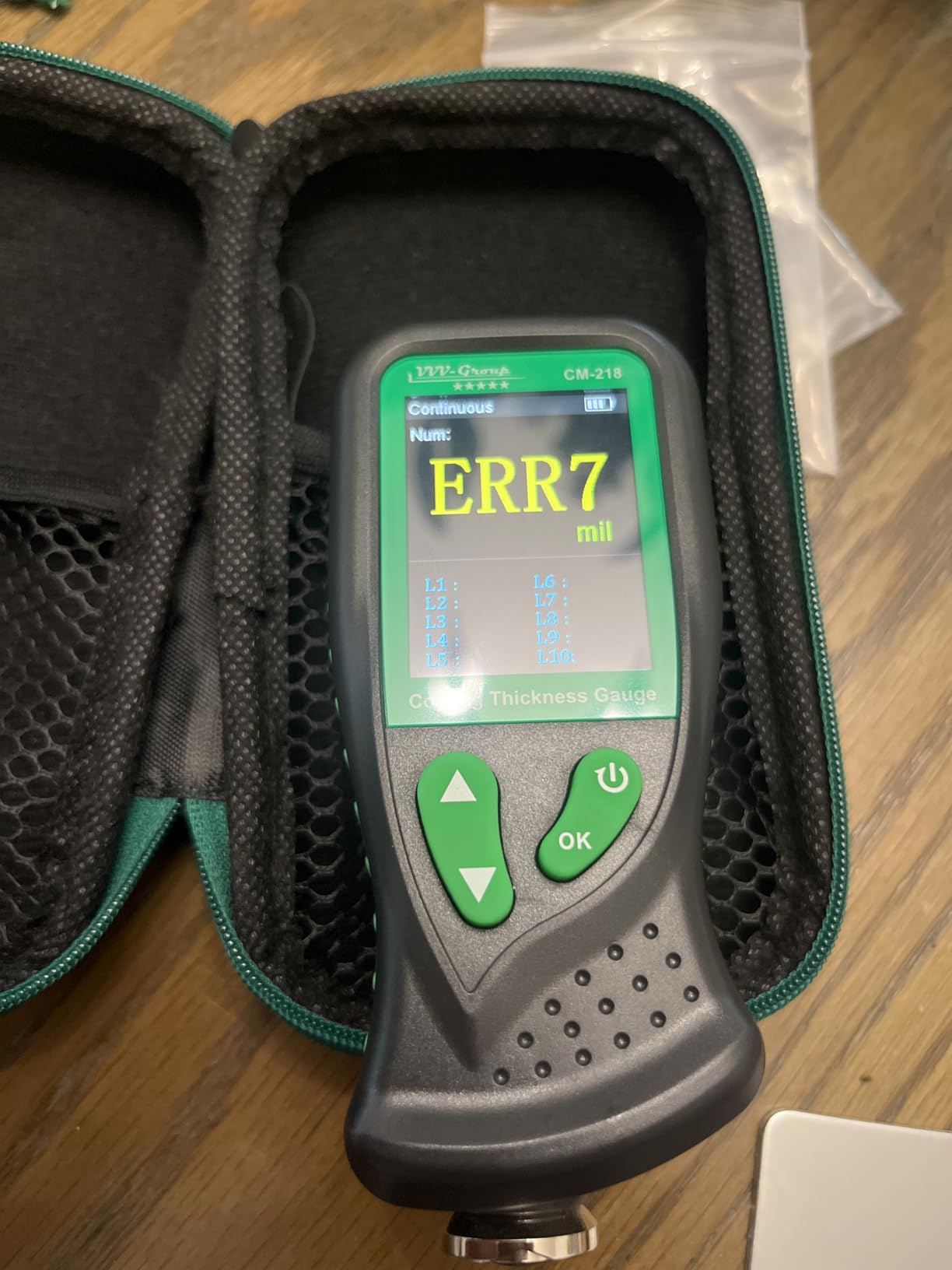 Digital Coating Thickness Gauge CM-218 Best Mil/Micron Paint Depth Meter for Car and Industrial customer photo 2