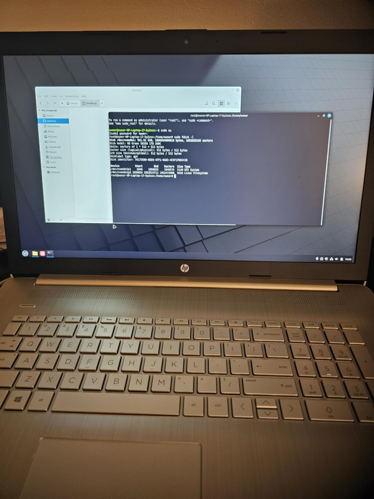 HP 17 Business Laptop - Linux Mint Cinnamon - Intel Quad-Core i5-10210U, 32GB RAM, 1TB PCIe NVMe SSD + 1TB Storage HDD, 17.3