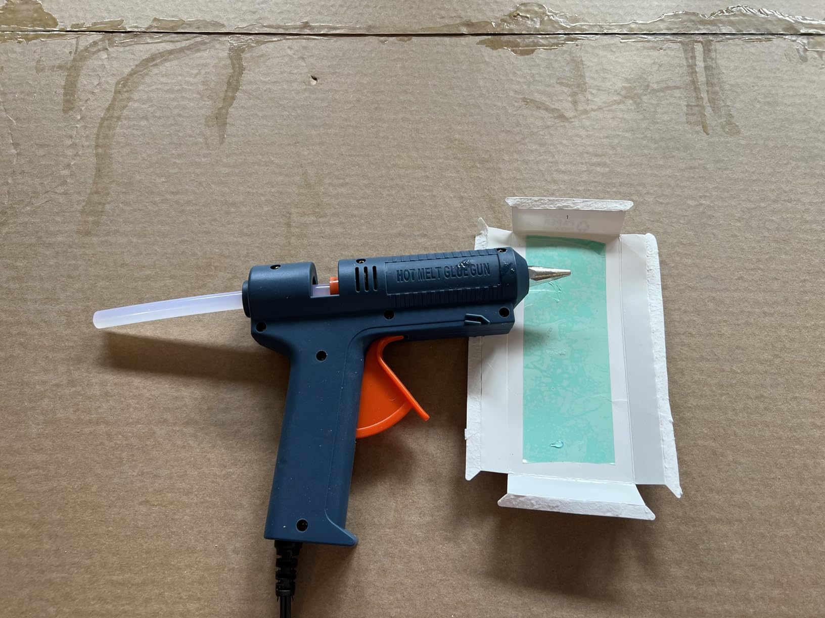 Full Size Hot Glue Gun, 150 Watts with 6 Copper Nozzles Temperature Adjustable Craft Repair Tool Professional Melting Glue Gun DIY Thermo Tool Include 5Pcs Highly Viscous Glue Sticks Luxury Set customer photo 1