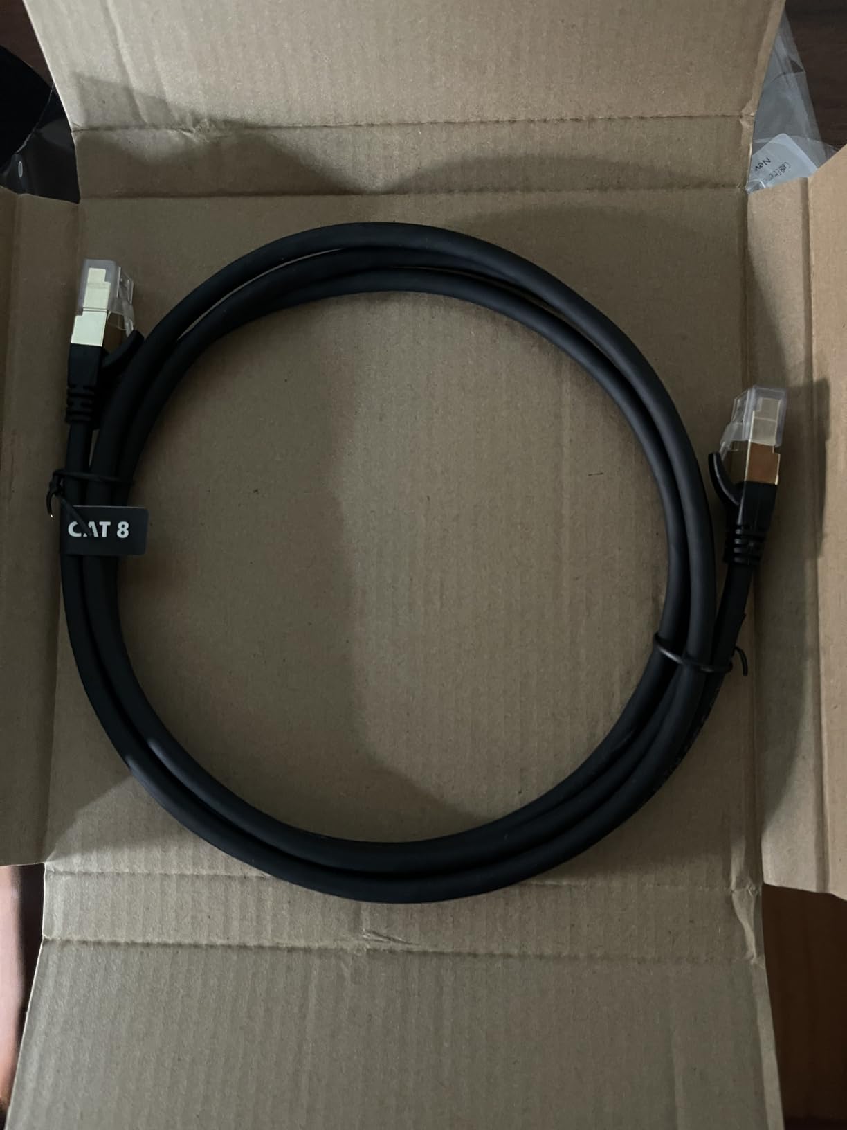 DbillionDa Cat 8 Ethernet Cable 40Gbps 2000MHz, 6FT Supports Cat7 Cat6 Cat5e Cat5, High-Speed RJ45 Cable, Heavy-Duty Indoor/Outdoor, Gold-Plated, Weatherproof & UV-Resistant for Gaming, PC, Router customer photo 2