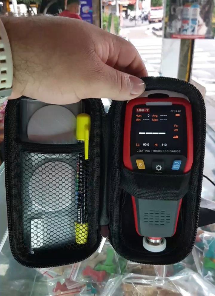 UNI-T UT343D Digital Coating Thickness Gauge Meter Tester Range 0 to 1250um with USB Data Function customer photo 1