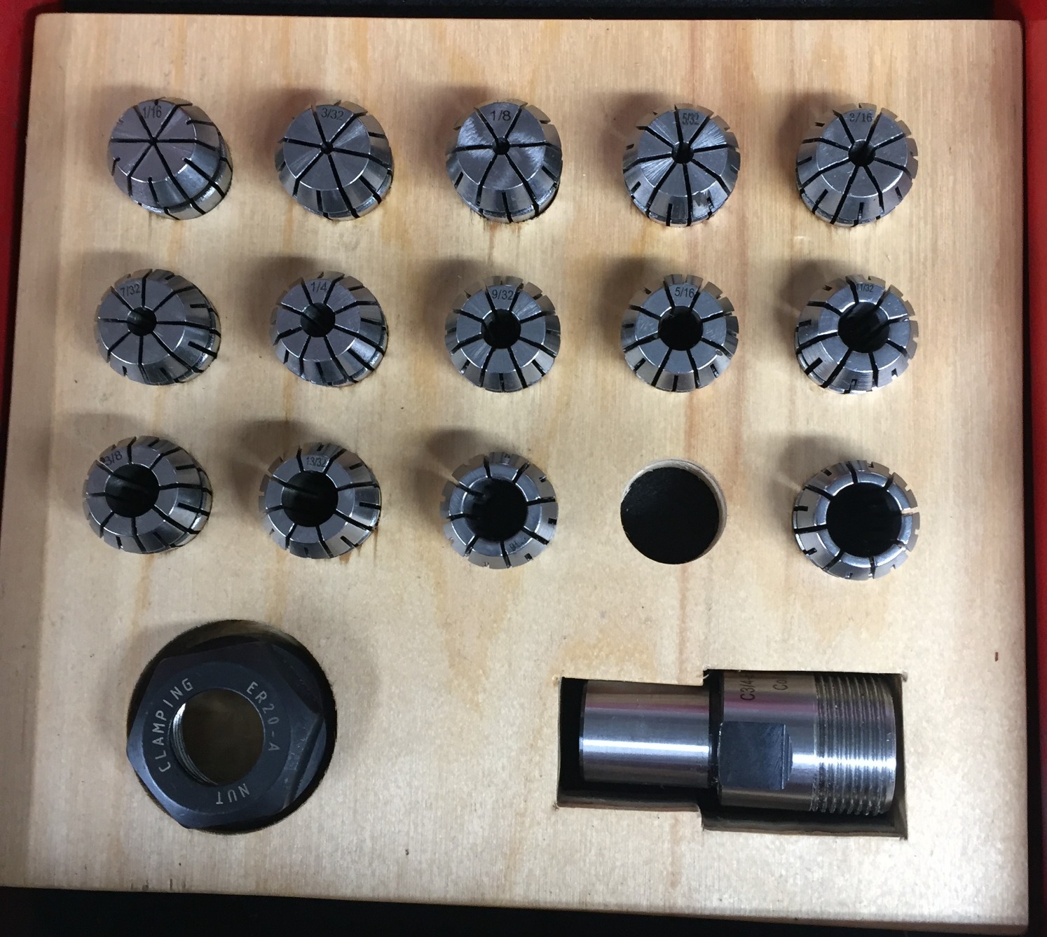 26PCS ER32 Spring Collet Set for CNC Engraving Machine & Milling Lathe Tool Workholding Engraving Collets customer photo 1