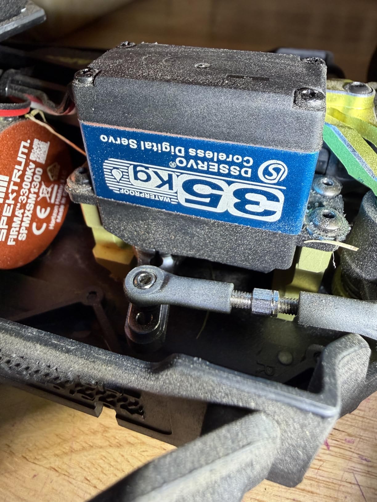 ZOSKAY 35KG high Torque Coreless Motor servo Metal Gear Digital and Stainless Steel Gear servo arduino servo for Robotic DIY,RC car (Blue/35KG 270 Degree) customer photo 2