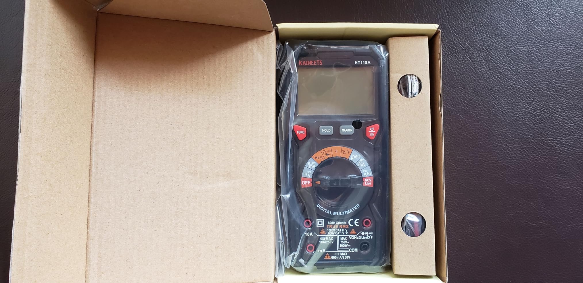 KAIWEETS Digital Multimeter TRMS 6000 Counts Voltmeter Auto-Ranging Fast Accurately Measures Voltage Current Amp Resistance Diodes Continuity Duty-Cycle Capacitance Temperature for Automotive customer photo 2