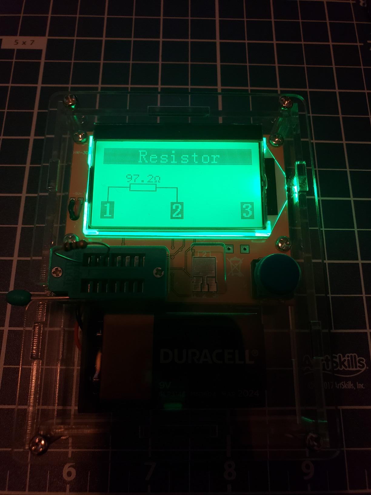 Multifunction Meter DIY kit, ACEIRMC Mega 328 Graphic Transistor Tester, NPN PNP Diodes Triode Capacitor ESR SCR MOSFET Resistor Inductance LCD Display Checker with case customer photo 2