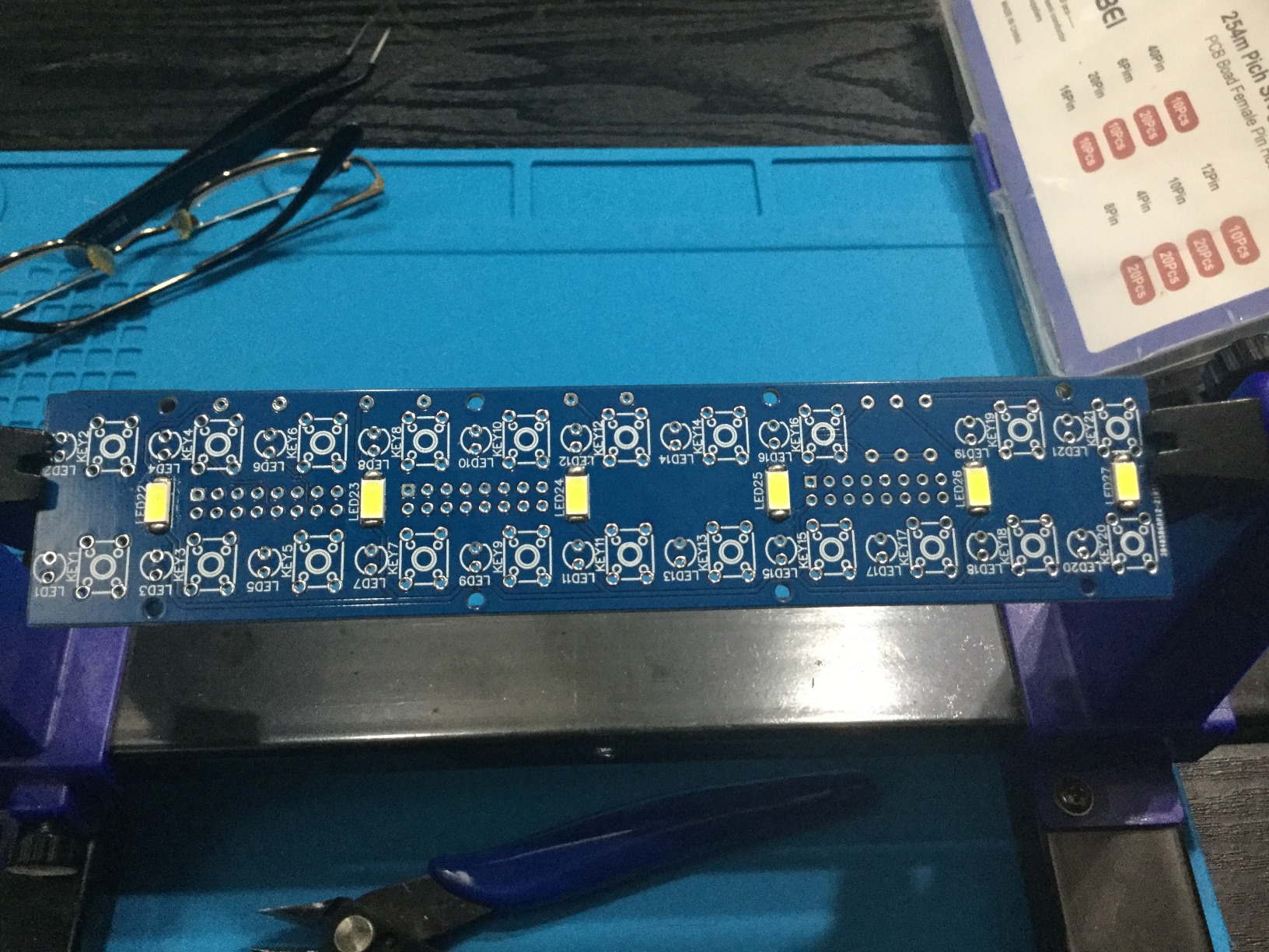 NEWACALOX Hot Air Rework Station 500°C Soldering Station with Hot Air Gun, Airflow Adjustable, Desoldering Station for BGA IC, SOIC CHIP, QFP, PLCC, etc. customer photo 2