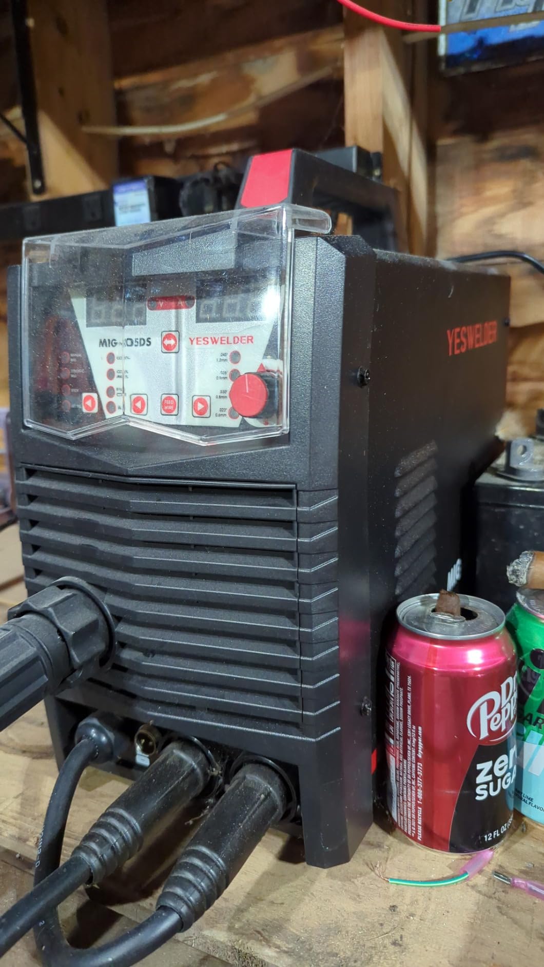 YESWELDER 205A MIG Welder, 110V/220V Dual Voltage, 5 in 1 Gas MIG/Flux Core MIG/Spool Gun MIG/Lift TIG/Stick Multiprocess LED Digital Display Aluminum MIG Welding Machine customer photo 2