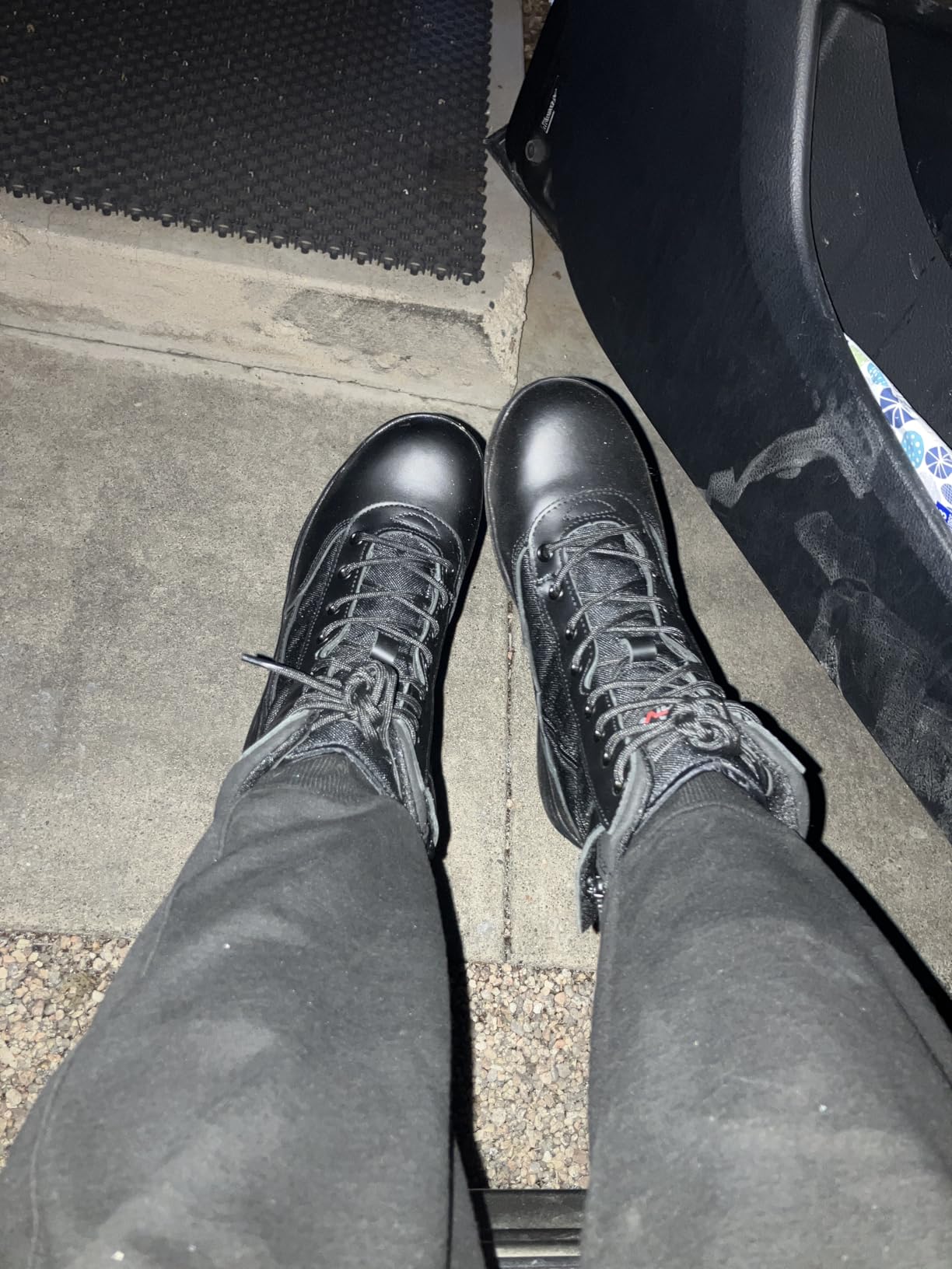 NORTIV 8 Steel Toe Boots for Men Safety Industrial & Construction Military Work Boots Slip Resistant ASTM F2413-18, TROOPER-STL customer photo 2