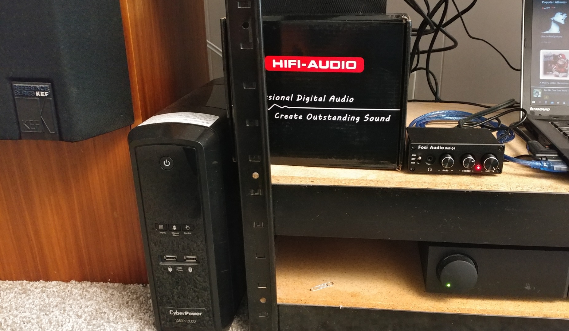 Fosi Audio Q4 DAC Headphone Amp for PC, Desktop Digital to Analog Audio Converter, PC-USB/Optical/Coaxial Inputs, 3.5mm Headphone/RCA Outputs customer photo 1