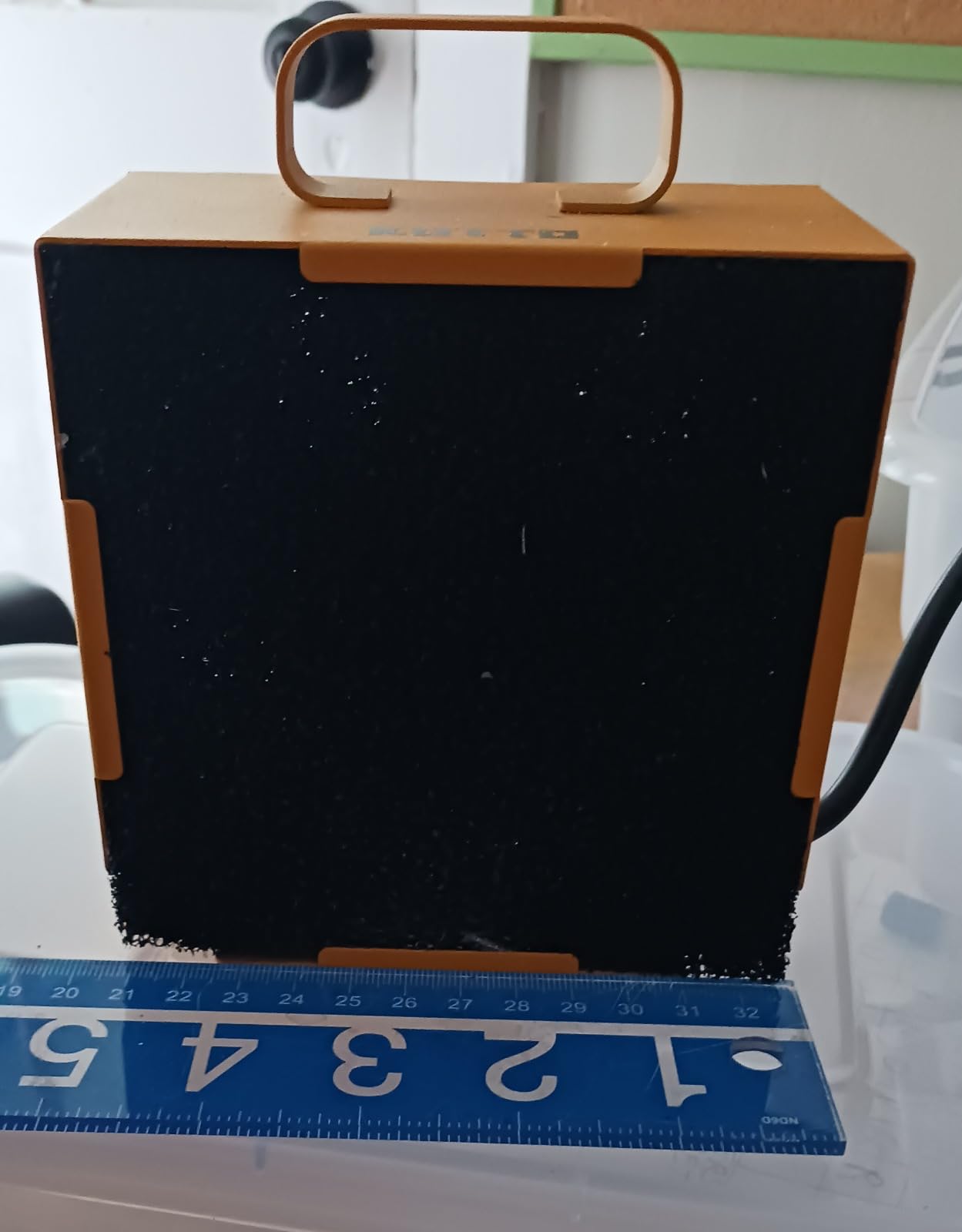 KOTTO Solder Smoke Absorber Remover Fume Extractor Smoke Prevention Absorber DIY Working Fan for Soldering Station (Yellow) customer photo 2