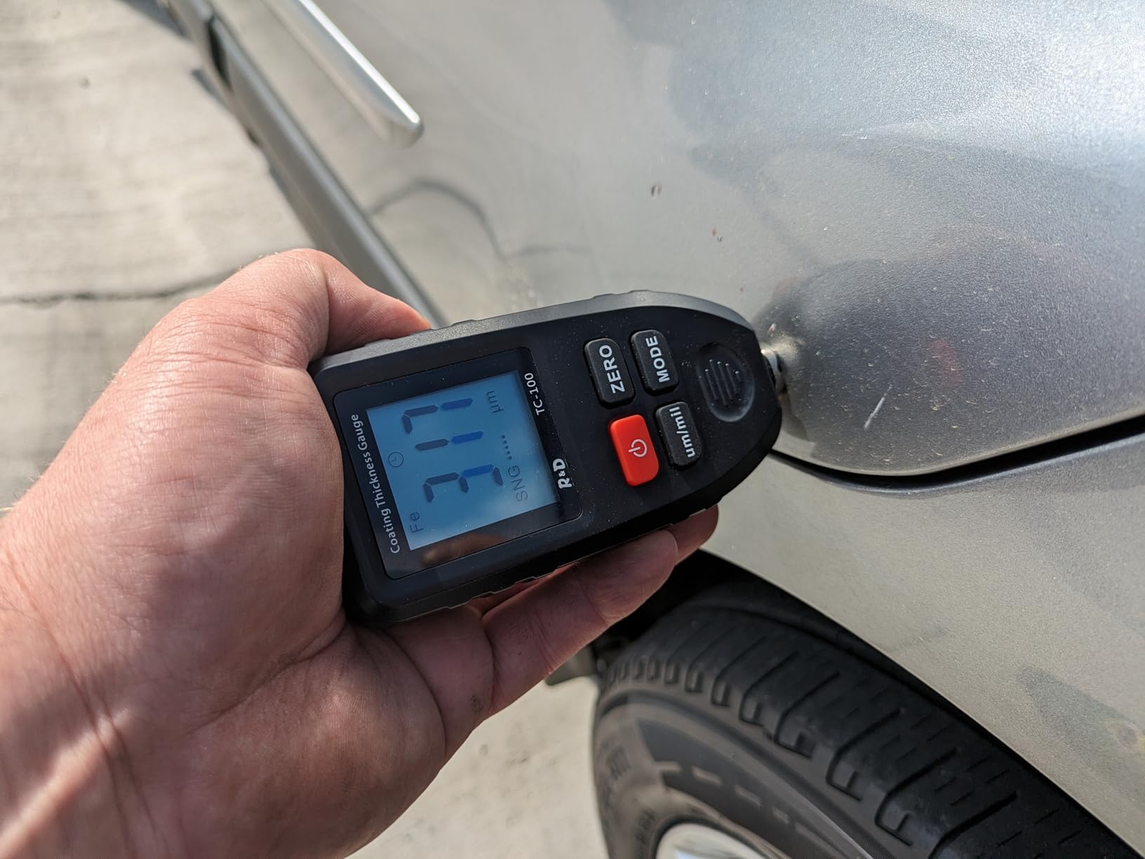 Car Coating Thickness Meter for Used Car Buyers, Paint Mil Thickness Meter Gauge customer photo 1