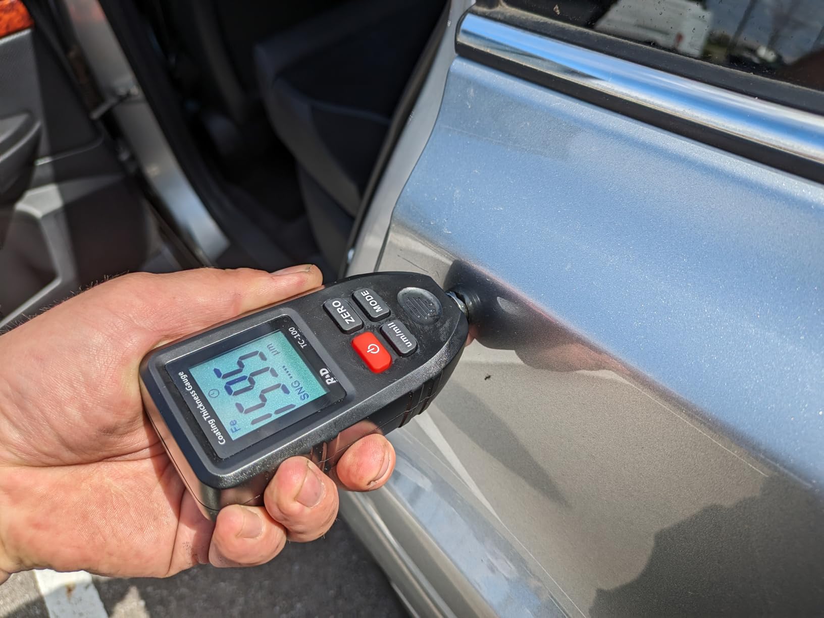 Car Coating Thickness Meter for Used Car Buyers, Paint Mil Thickness Meter Gauge customer photo 2