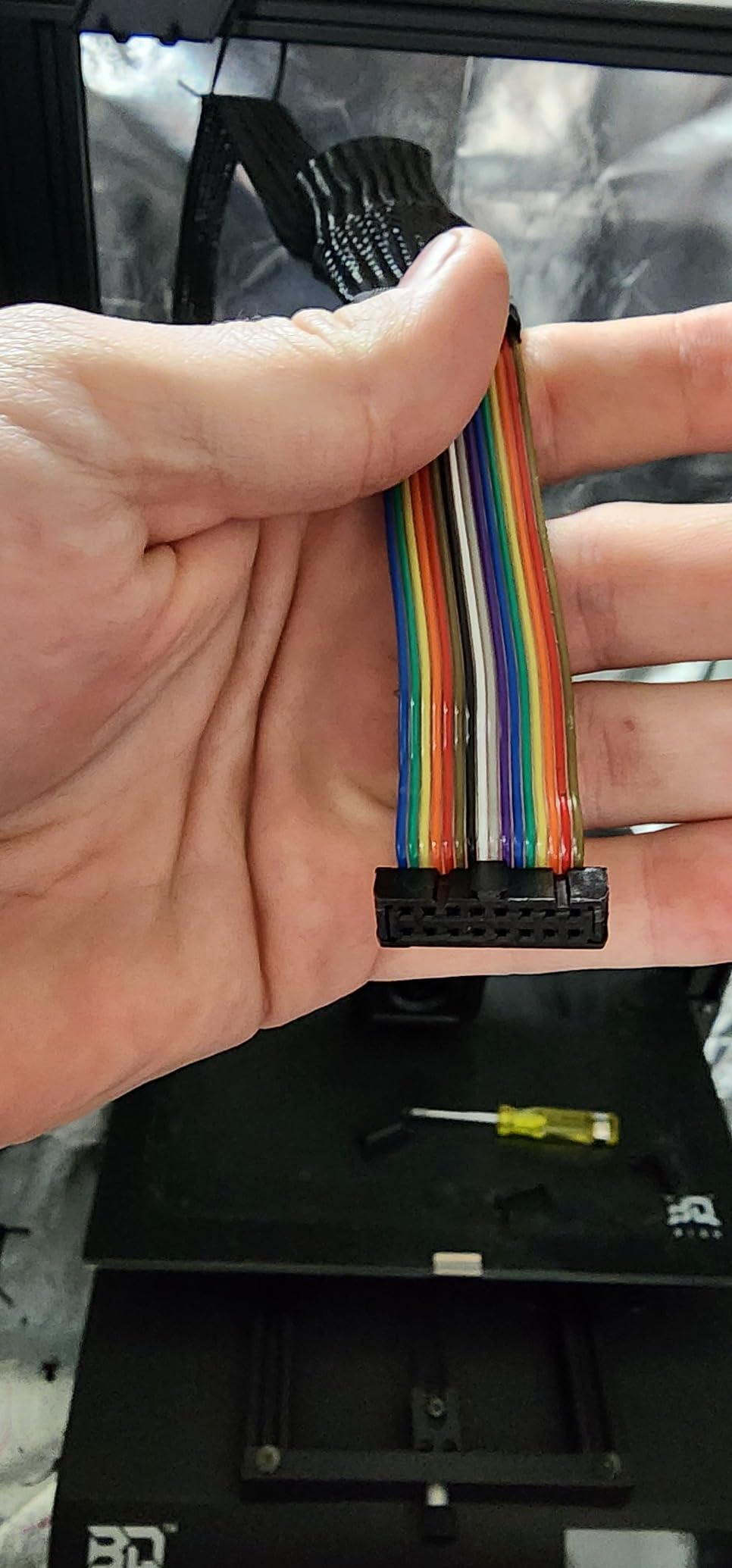 Keadic 49 Pieces FC-10 16 20 26 Pin Female Header IDC Cable Connector 2.54mm Pitch with IDC Crimp Tool, for Flat Ribbon Cable and IDC Connectors customer photo 1