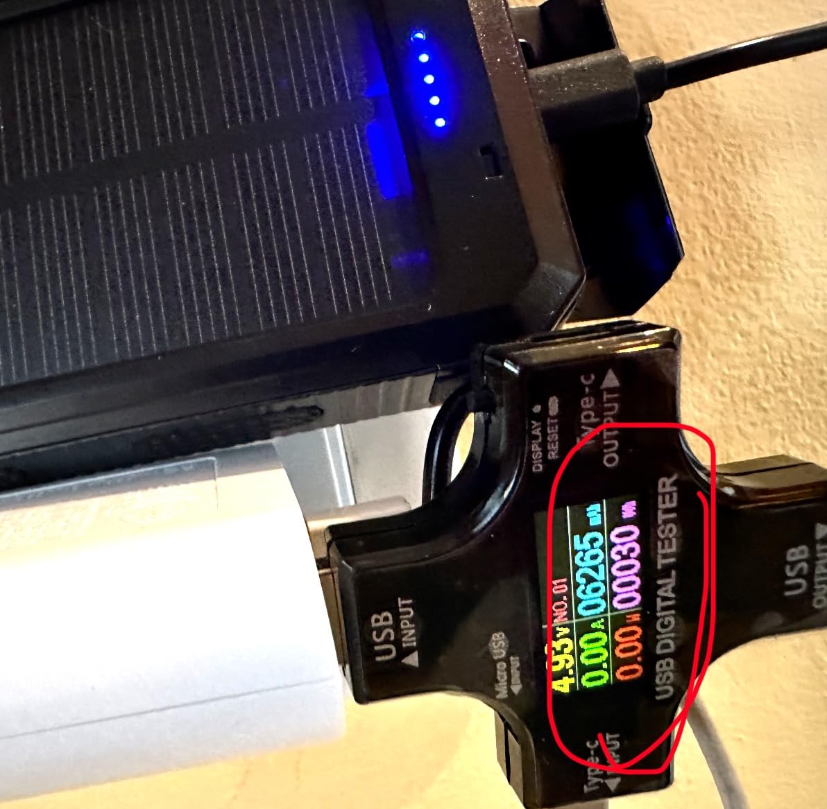 USB C Tester,KJ-KayJI 2 in 1 Tester Color Screen IPS Digital Multimeter(2024),Voltage,Cur,Pwr,Resistance,Elec,Temp,Capacity,Tme,Fast Charging,with USB Clip Cable Support PD2.0/PD3.0,QC2.0/QC3.0,BC1.2 customer photo 1