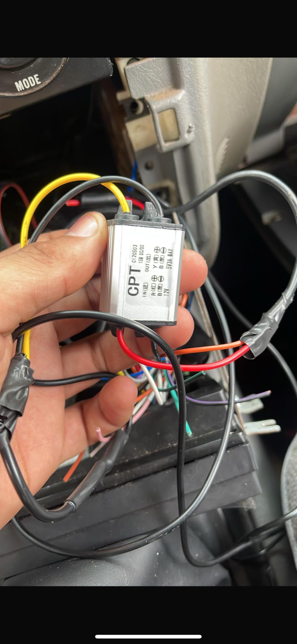12V to 5V DC Converter Car Power Voltage, Waterproof DC 6.3-22V 12V Step Down to 5V 3A 15W Voltage Regulator Buck Converter Power Supply Step-Down Module Compatible with Vehicle Car Truck customer photo 2