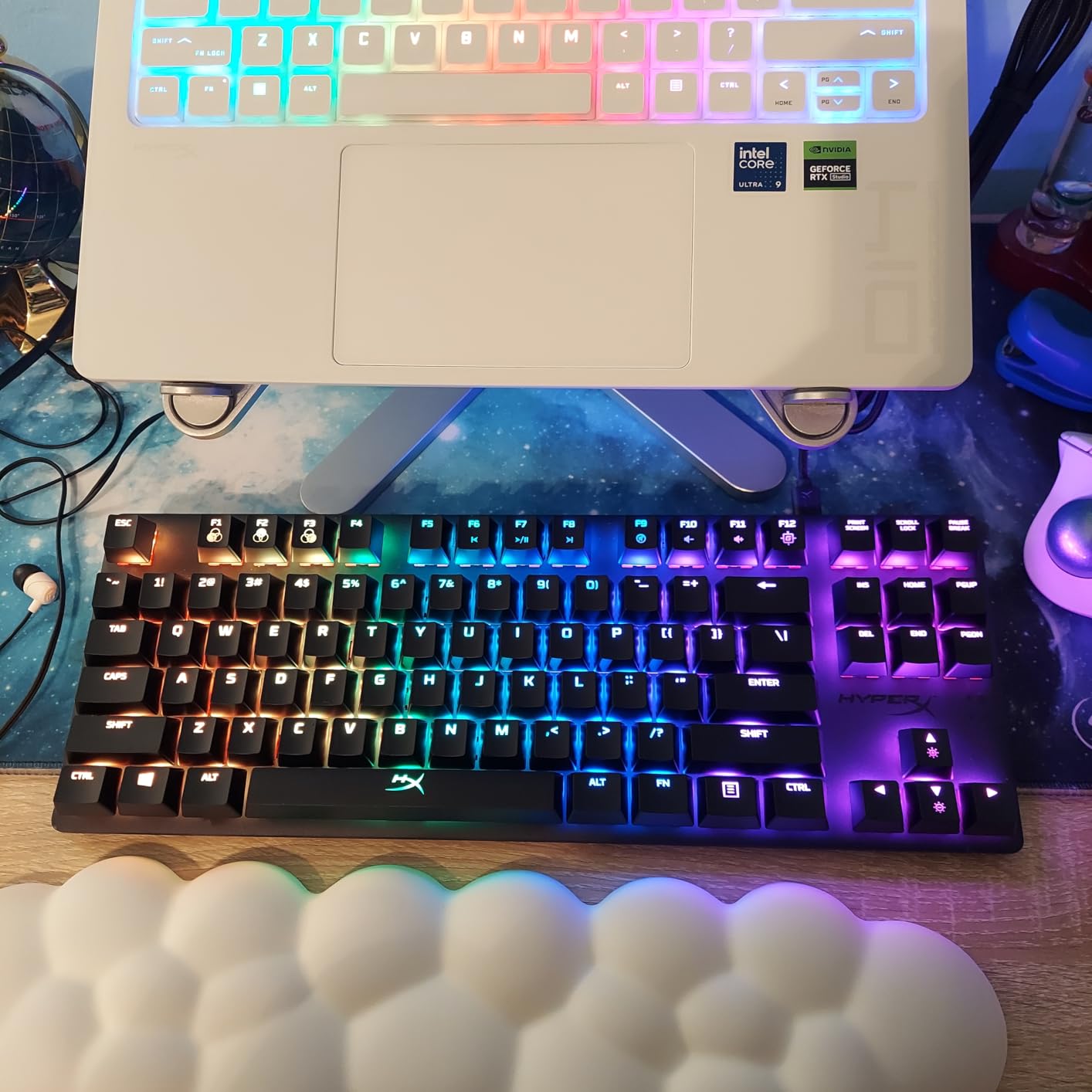 HyperX Alloy Origins Core - Tenkeyless Mechanical Gaming Keyboard, Software Controlled Light & Macro Customization, Compact Form Factor, RGB LED Backlit, Linear HyperX Red Switch, Black customer photo 2