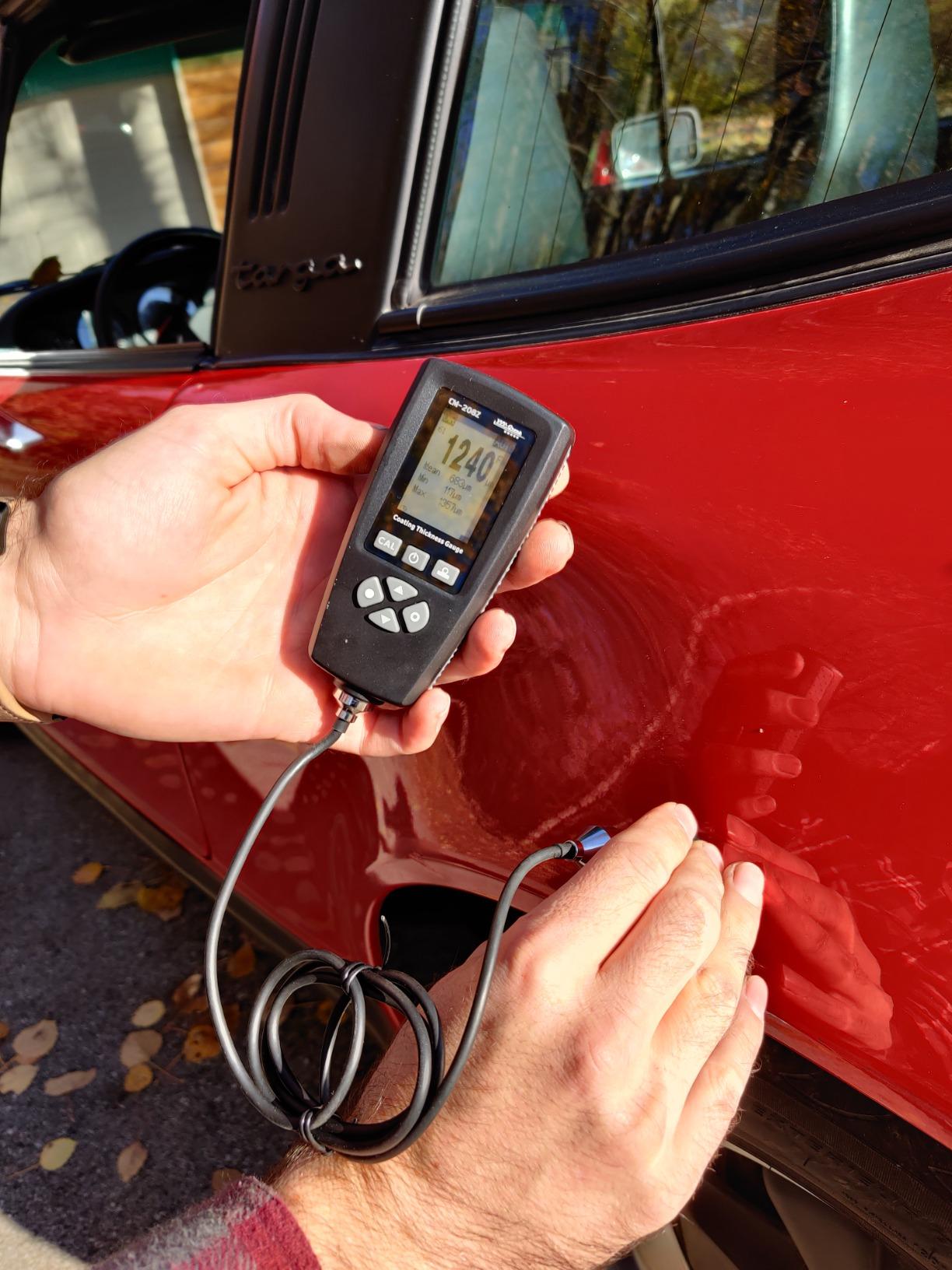 Coating Thickness Gauge CM-208Z - 0-3000μm (0-120 mils) Industrial Paint Thickness Meter customer photo 1