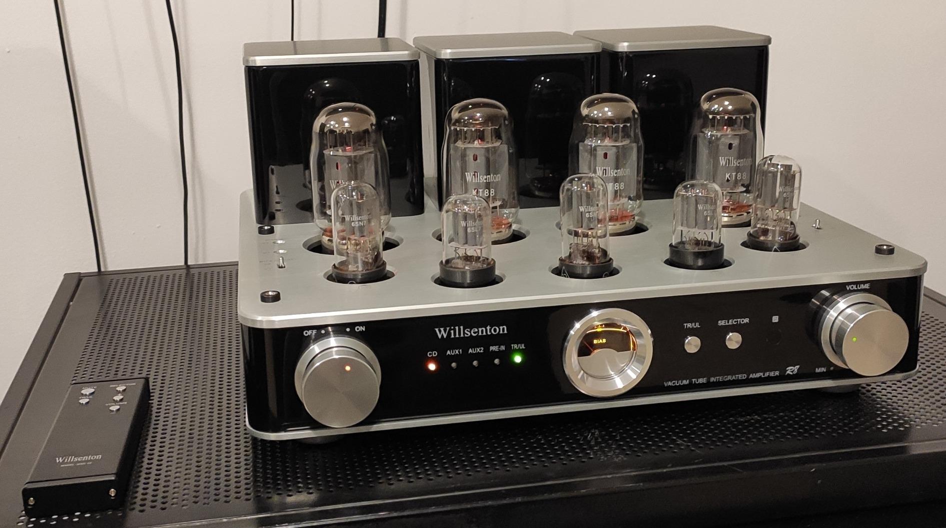 R8 KT88 Tube Amplifier Hi-Fi Integrated Vacuum Tube Amp with Headphone Output customer photo 1
