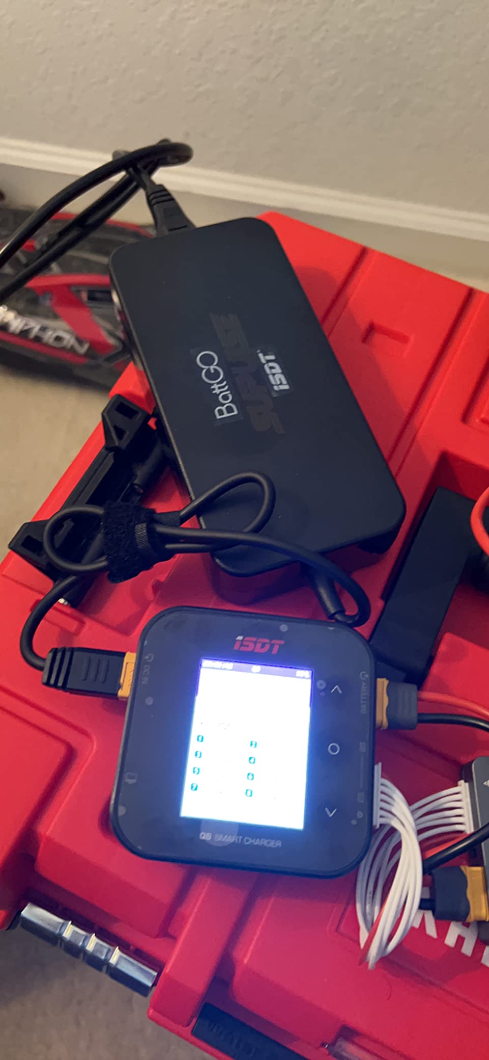 ISDT Air8 Lipo Battery Charger, Balance Charger Discharger 20A 500W DC 1-8S LCD Display Digital Smart Battery Balance Charger Li-Po Li-Hv Li-Ion Li-Fe NiMH Ni-Cd Pb customer photo 1