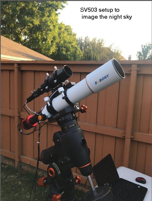 SVBONY SV503 Refractor Telescope, 80mm F7 Extra Low Dispersion Achromatic Refractor OTA, Dual-Speed Focuser, Telescope for Adults, for Astronomical Observation and Photography customer photo 2