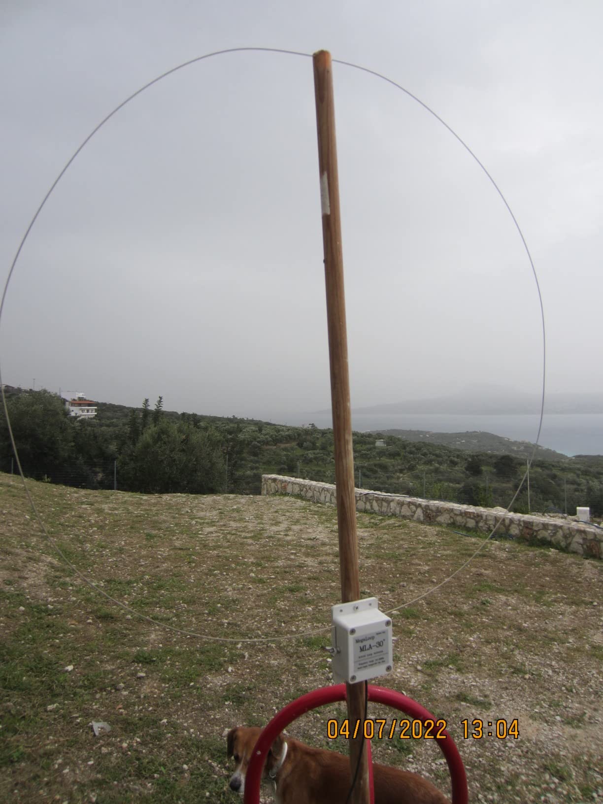 MLA-30 Loop Antenna Active Receiving Antenna 100kHz - 30MHz for Short Wave Radio customer photo 1