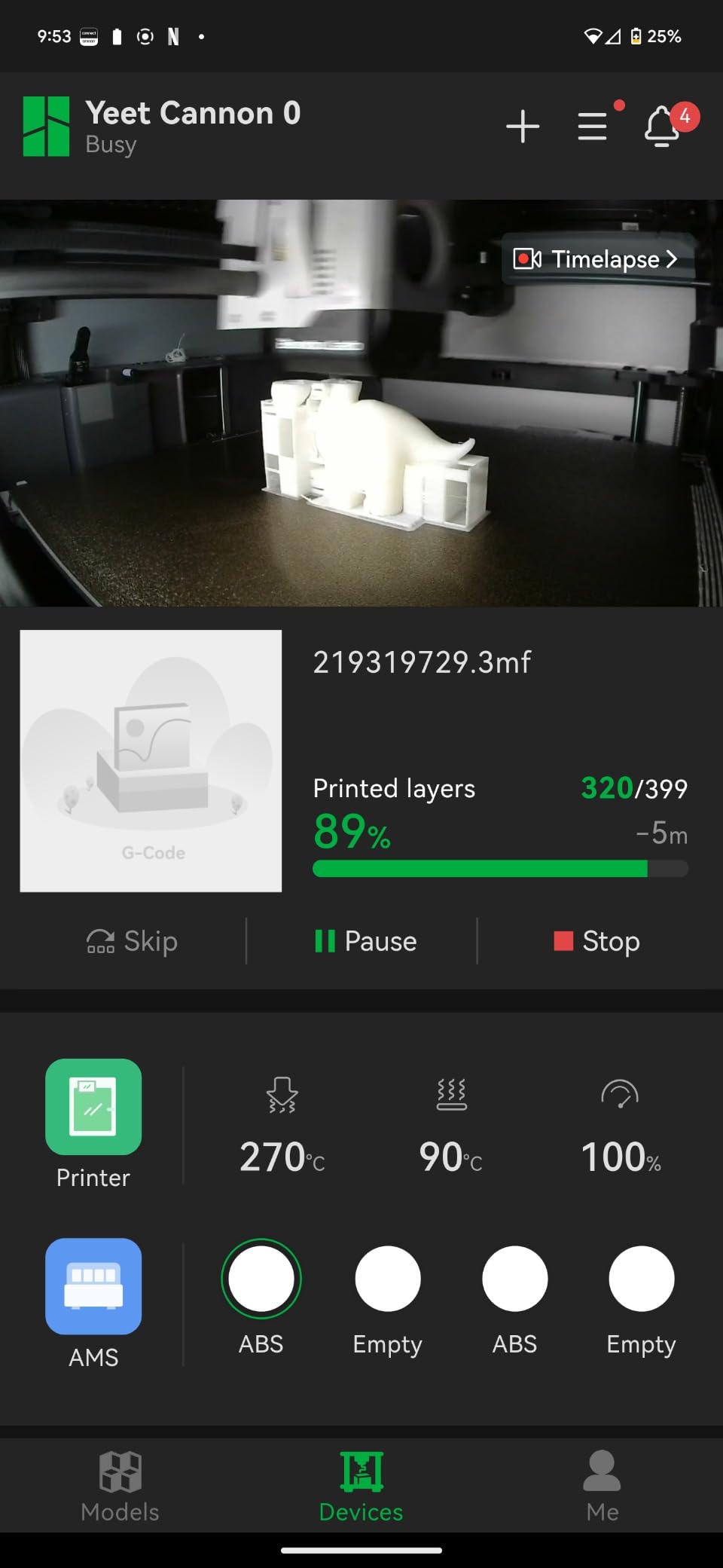 OVERTURE ABS Filament 1.75mm, High Strength & Heat-Resistant 3D Printer Filament, Low Warping, Excellent Durability, ABS 1kg (2.2lbs) Cardboard Spool, High Precision +/- 0.02mm (Black 1-Pack) customer photo 2