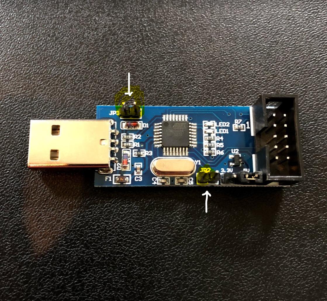 KeeYees 2pcs Downloader Programmer for USBASP for ISP with Cable and 10Pin to 6Pin Adapter Board for 51 for AVR Series Microcontroller customer photo 1