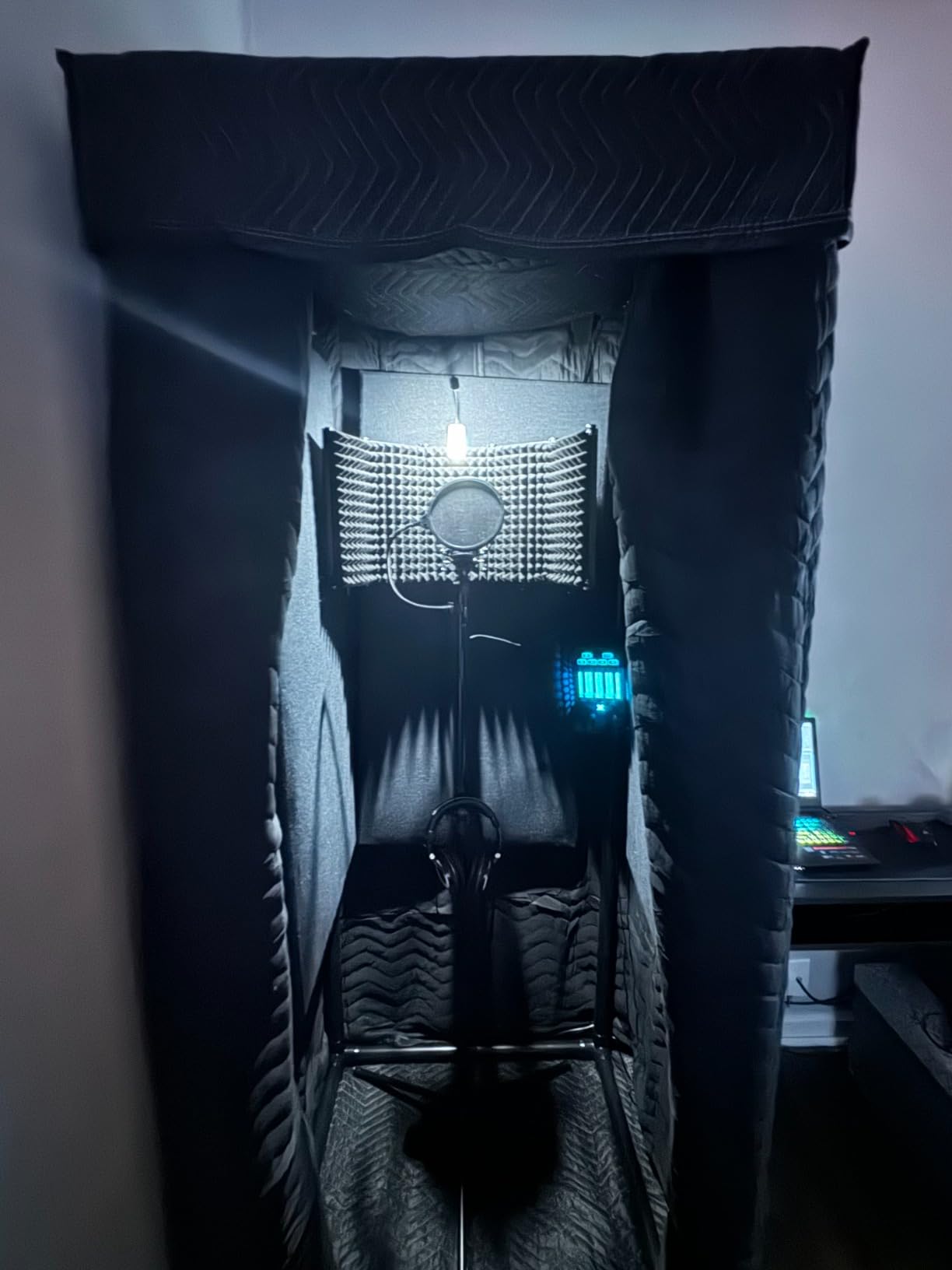 'Snap Studio' Portable Recording Booth | '#1 Vocal Booth' Rolling Stone | Record Crisp, Dry, Echo-Free Vocals at Home or On-The-Road | The Original & Best Studio Booth, Trusted By Singers & Voiceover customer photo 1