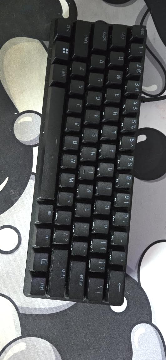 Razer Huntsman Mini 60% Gaming Keyboard: Clicky Optical Switches - Rapid Trigger Mode - Chroma RGB Lighting - PBT Keycaps - Onboard Memory - Snap Tap - Classic Black customer photo 1