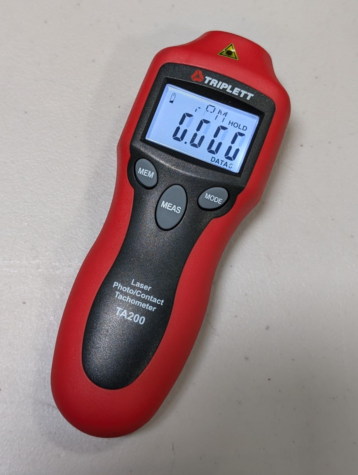 Triplett TA200 Contact and Non-Contact Laser Photo Tachometer customer photo 1