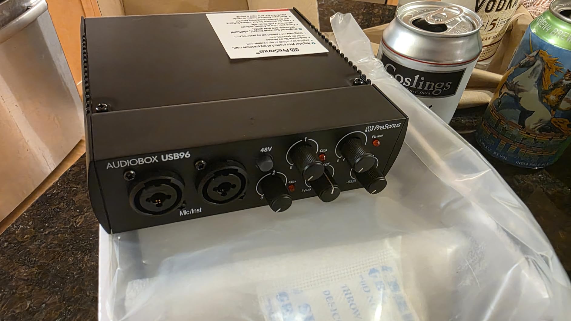 PreSonus AudioBox 96 25th Anniversary USB Audio Interface with Studio One Artist DAW Recording Software customer photo 1