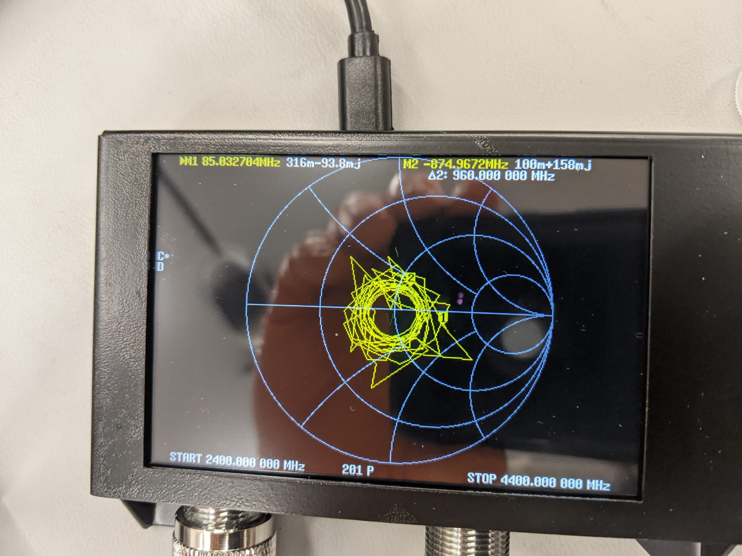 NanoVNA SAA-2N VNA Antenna Analyzer,SEESII 50KHz -3GHz Vector Network Analyzer with Bag & Testboard Kit customer photo 1
