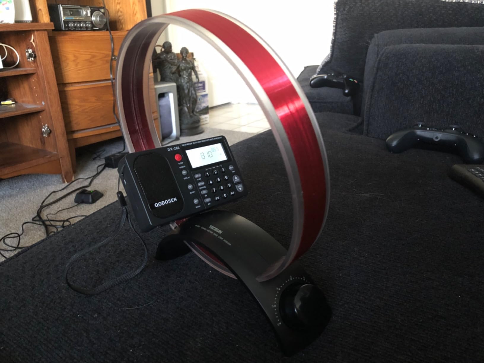 Sutekus AN200 AM Loop Radio Antenna Tunable Indoor Antenna for Signal Enhancement customer photo 1