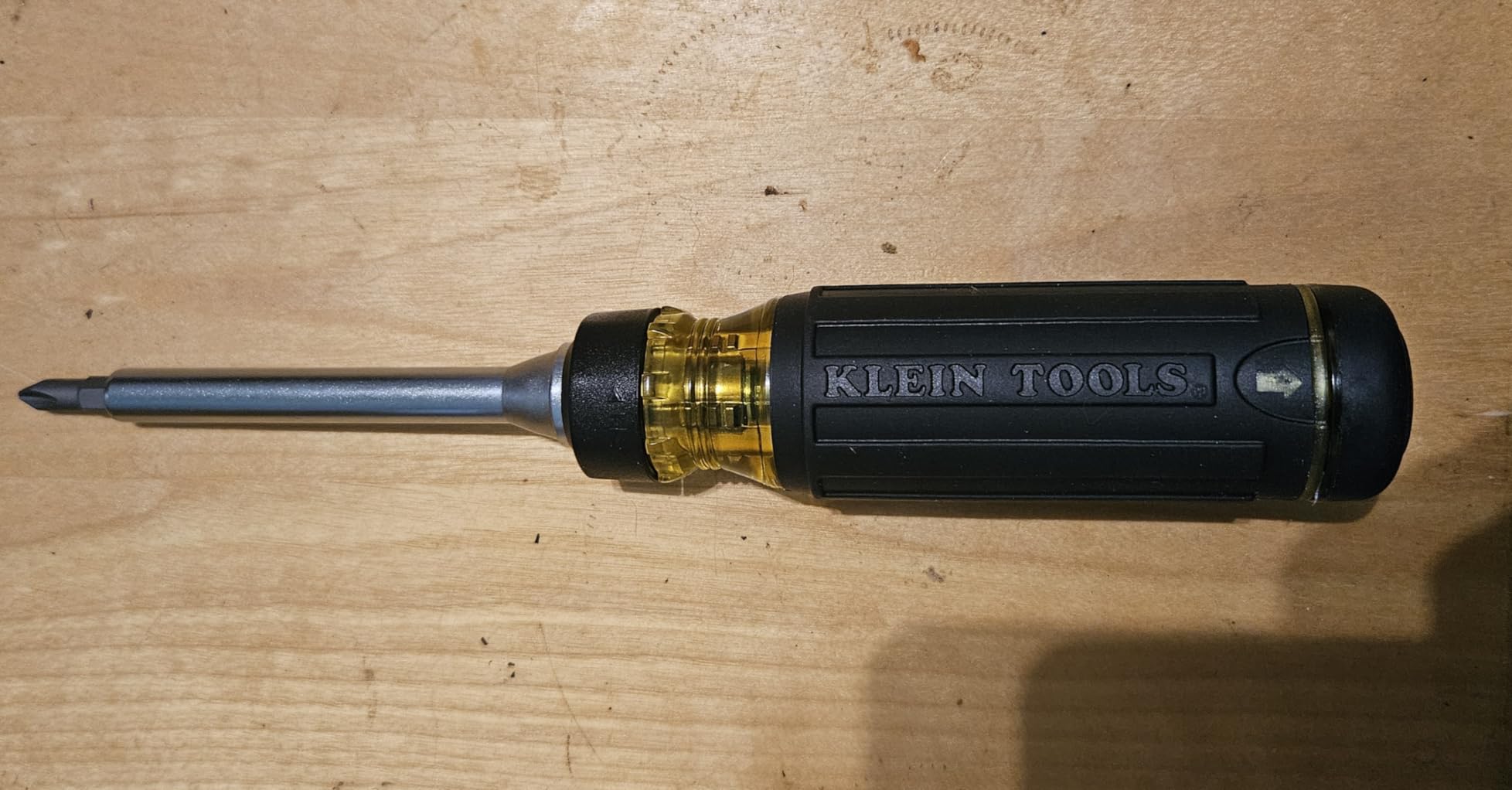 Klein Tools 32305 Multi-bit Ratcheting Screwdriver, 15-in-1 Tool with Phillips, Slotted, Square, Torx and Combo Bits customer photo 1