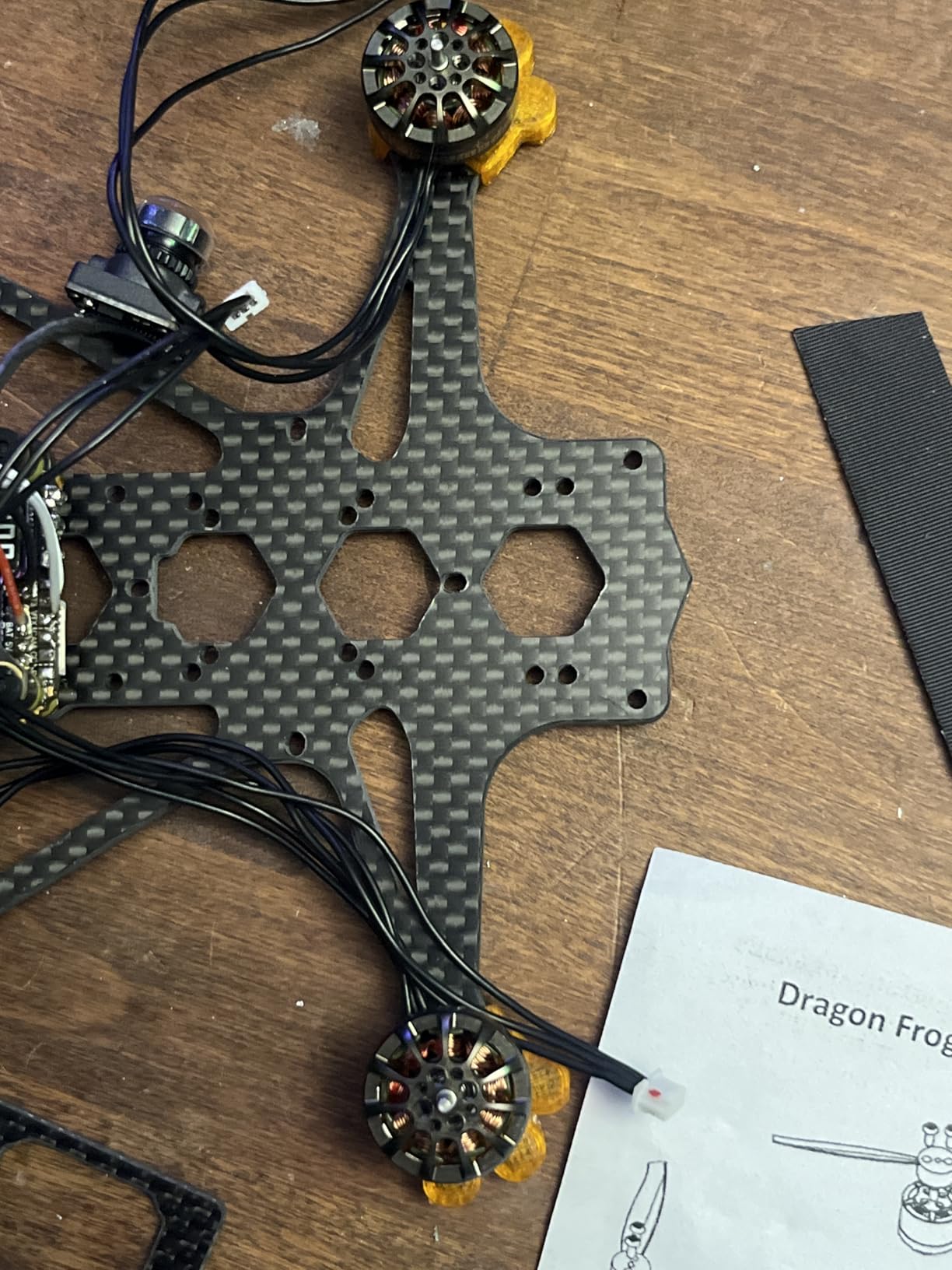 Dragon Frog 3 Inch 139mm Cinewhoop Whoop Frame Kit for DJI Caddx Vista digital hd system RC Drone FPV Racing Carbon fiber Quadcopter Drone Frame customer photo 2