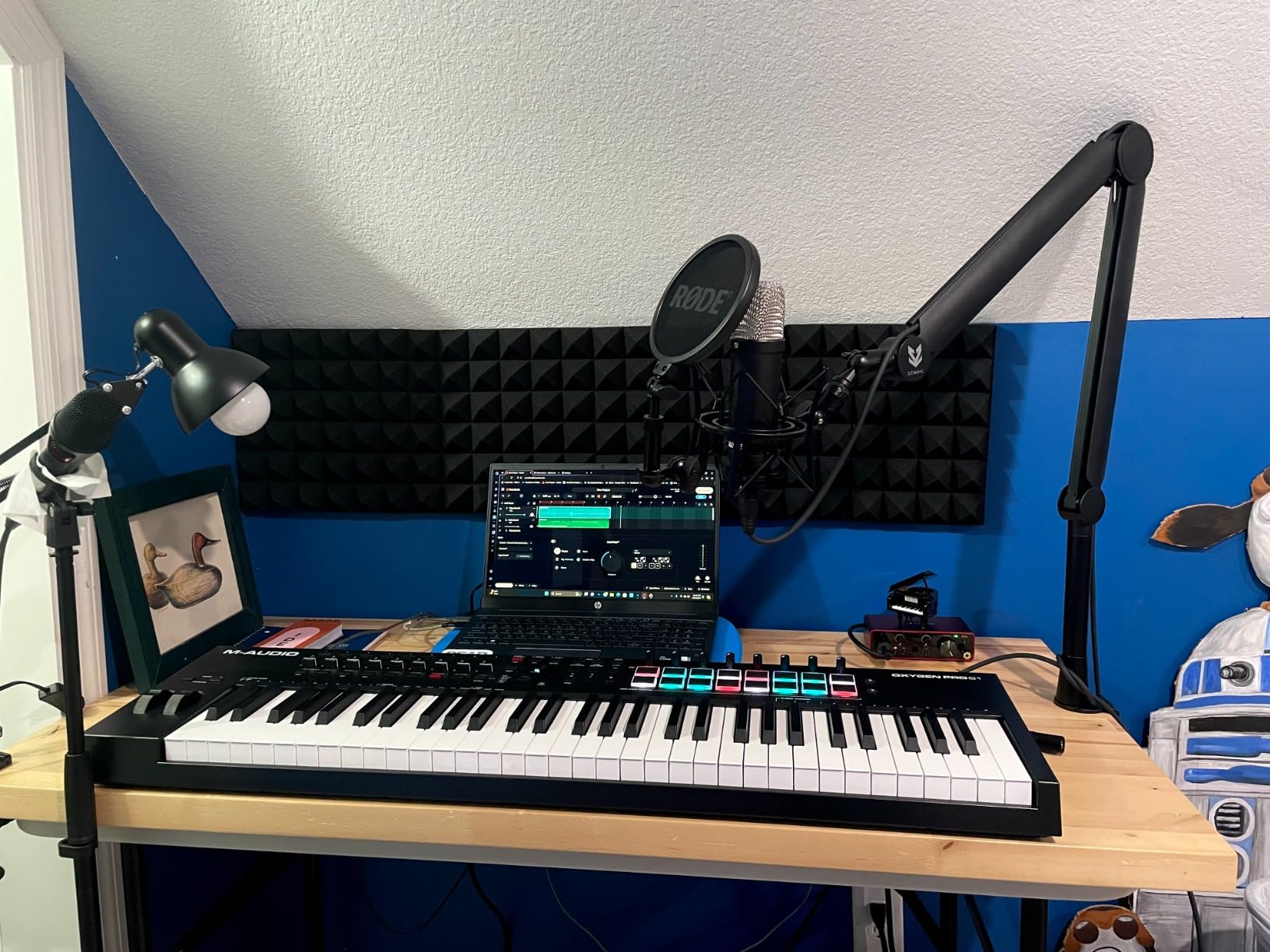 M-AUDIO Oxygen Pro 49 Key USB MIDI Keyboard Controller With Beat Pads, MIDI-assignable Knobs, Buttons and Faders, and Native Instruments Sound Package customer photo 2