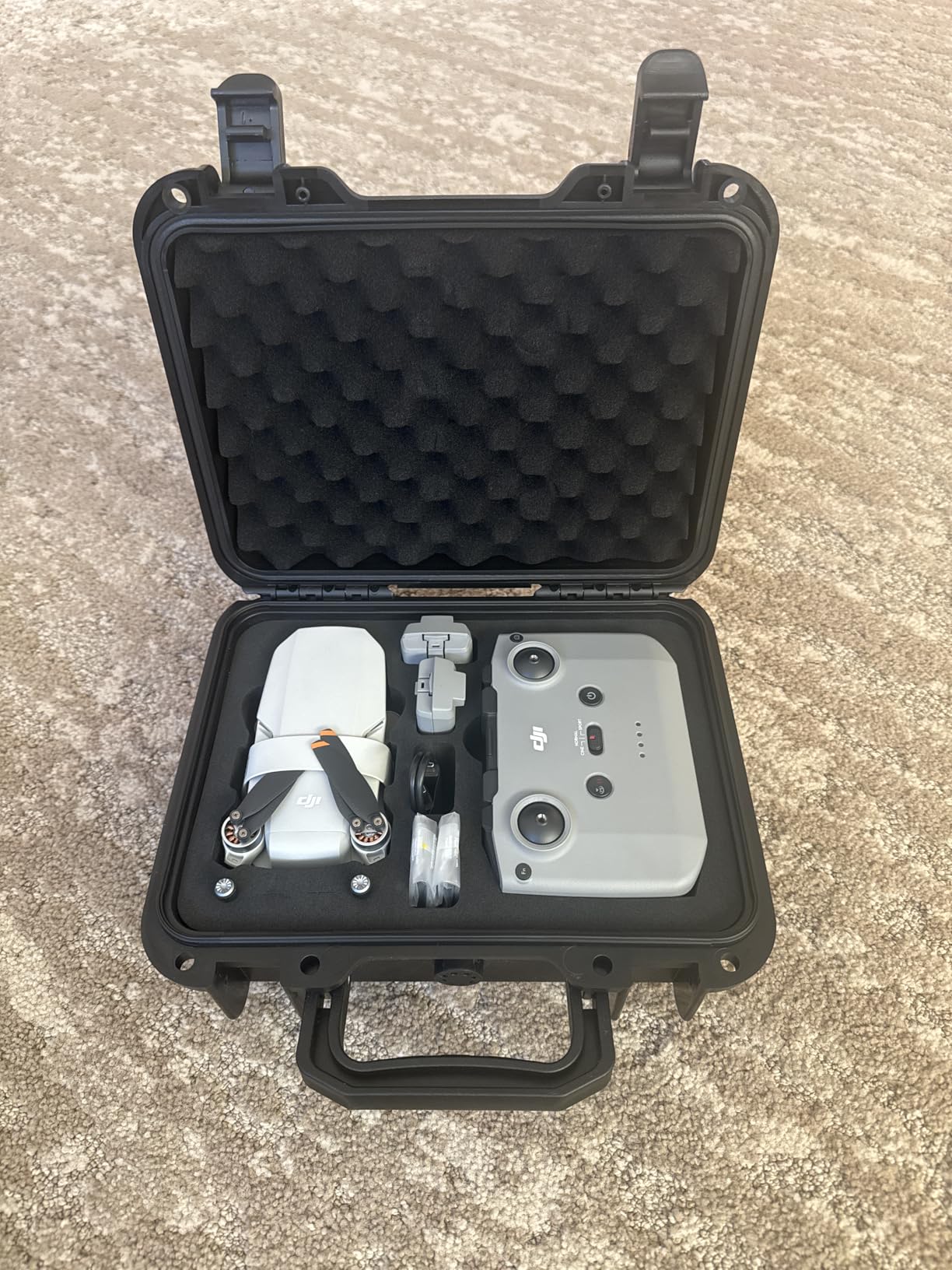 Lekufee Portable Travel Waterproof Hard Case for DJI Mini 4K/2 SE/2 and Other Accessories(CASE ONLY) customer photo 1