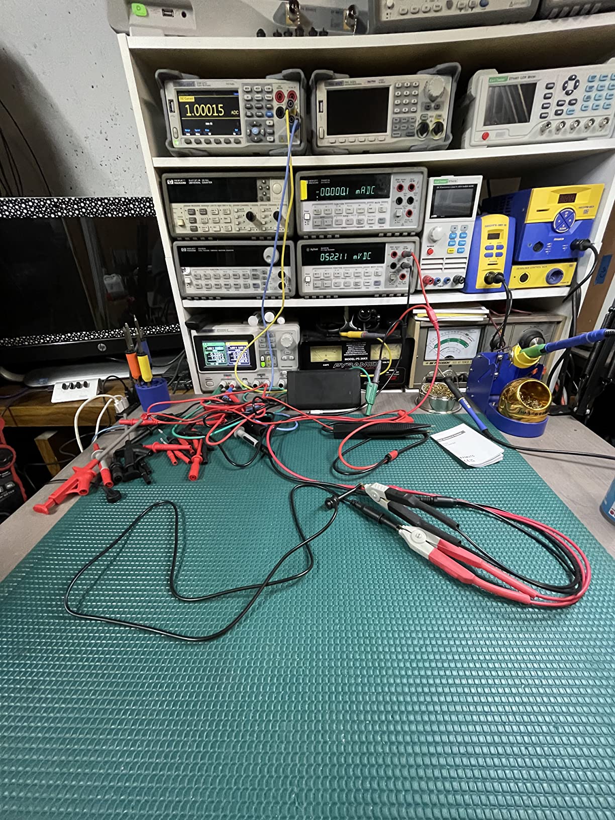 KAIWEETS 23PCS Multimeter Test Leads Kit with Replaceable Precision Probes Set and Alligator Clips, Test Probes, Test Hook, Flexible Wires Professional Kit General Use for Digital Electrical Testing customer photo 2